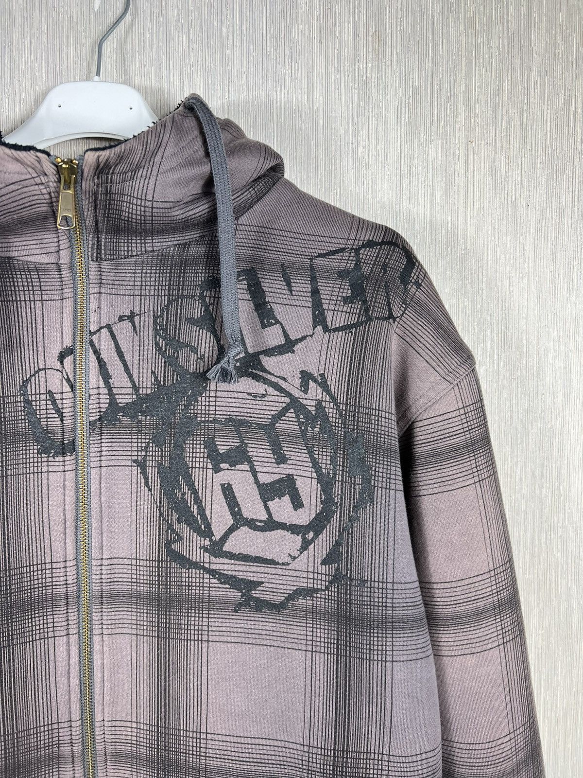 Quiksilver Vintage Quiksilver y2k heavy insulated hoodie sherpa checked Size US XL / EU 56 / 4 - 3 Thumbnail