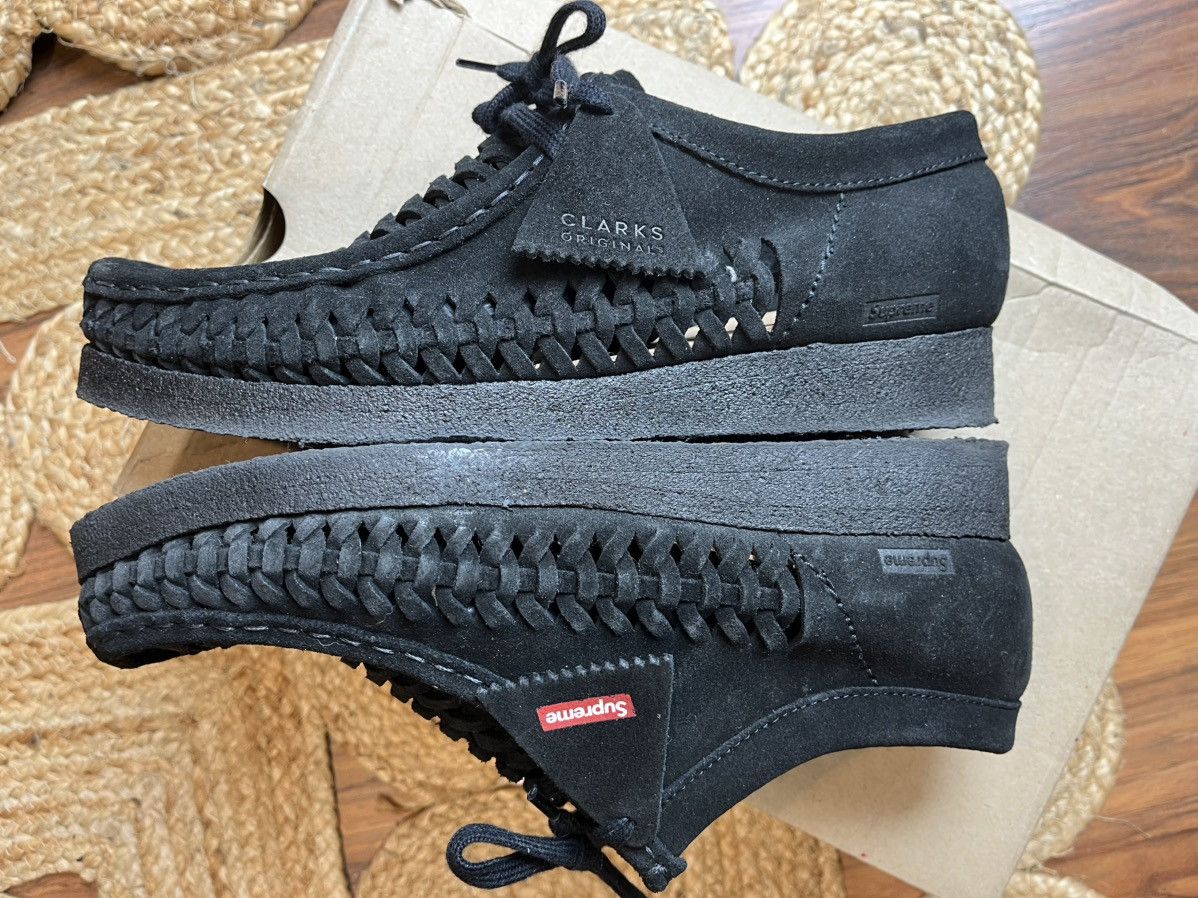 Clarks × Supreme Supreme x Clark's Wallabee Woven Weave wallabees