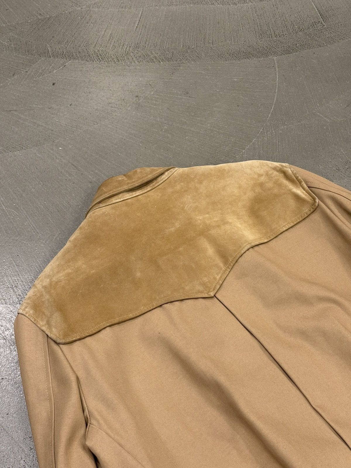 Gucci S/S2004 Gucci Tom Ford runway western suede leather jacket Size US L / EU 52-54 / 3 - 4 Thumbnail