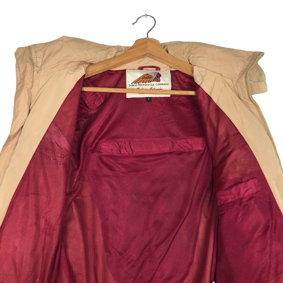 Indian Motorcycle 🔥Vintage Indian Motorcycle Bomber Jacket Big Logo Size US L / EU 52-54 / 3 - 12 Thumbnail
