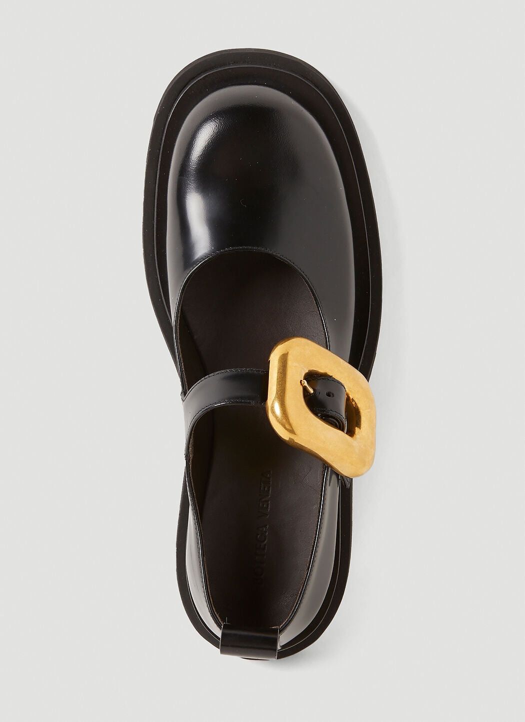 Bottega Veneta o1n1vont1225 Lug Mary Jane Shoes in Black Size US 7.5 / IT 37.5 - 3 Thumbnail