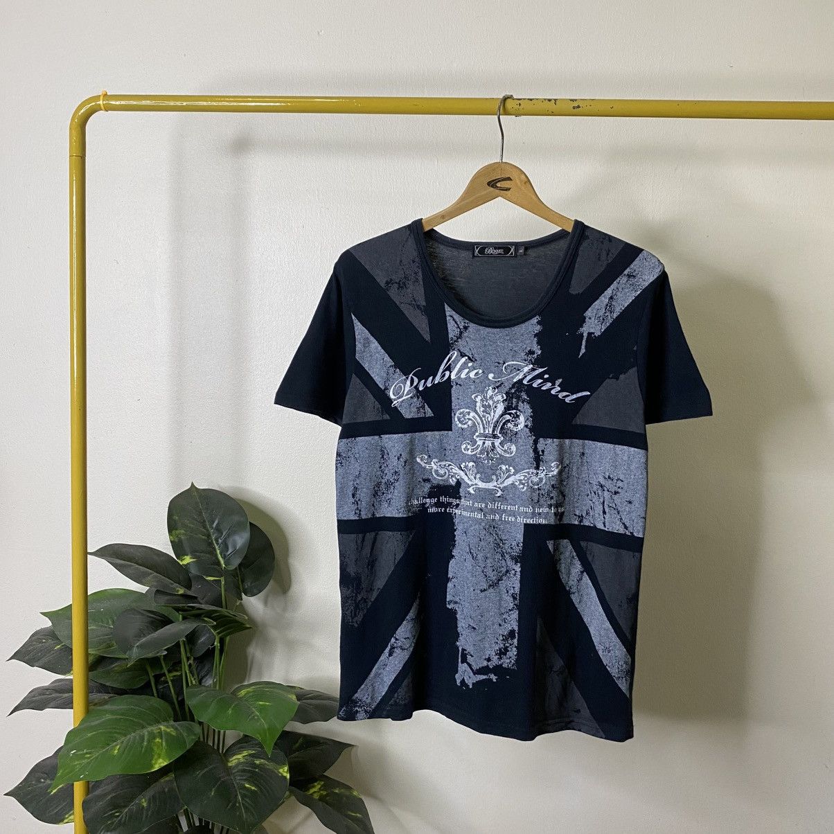 If Six Was Nine Bonvet Union Jack Seditionaries Cyber Gothic Punk Grunge Tee Size US M / EU 48-50 / 2 - 1 Thumbnail