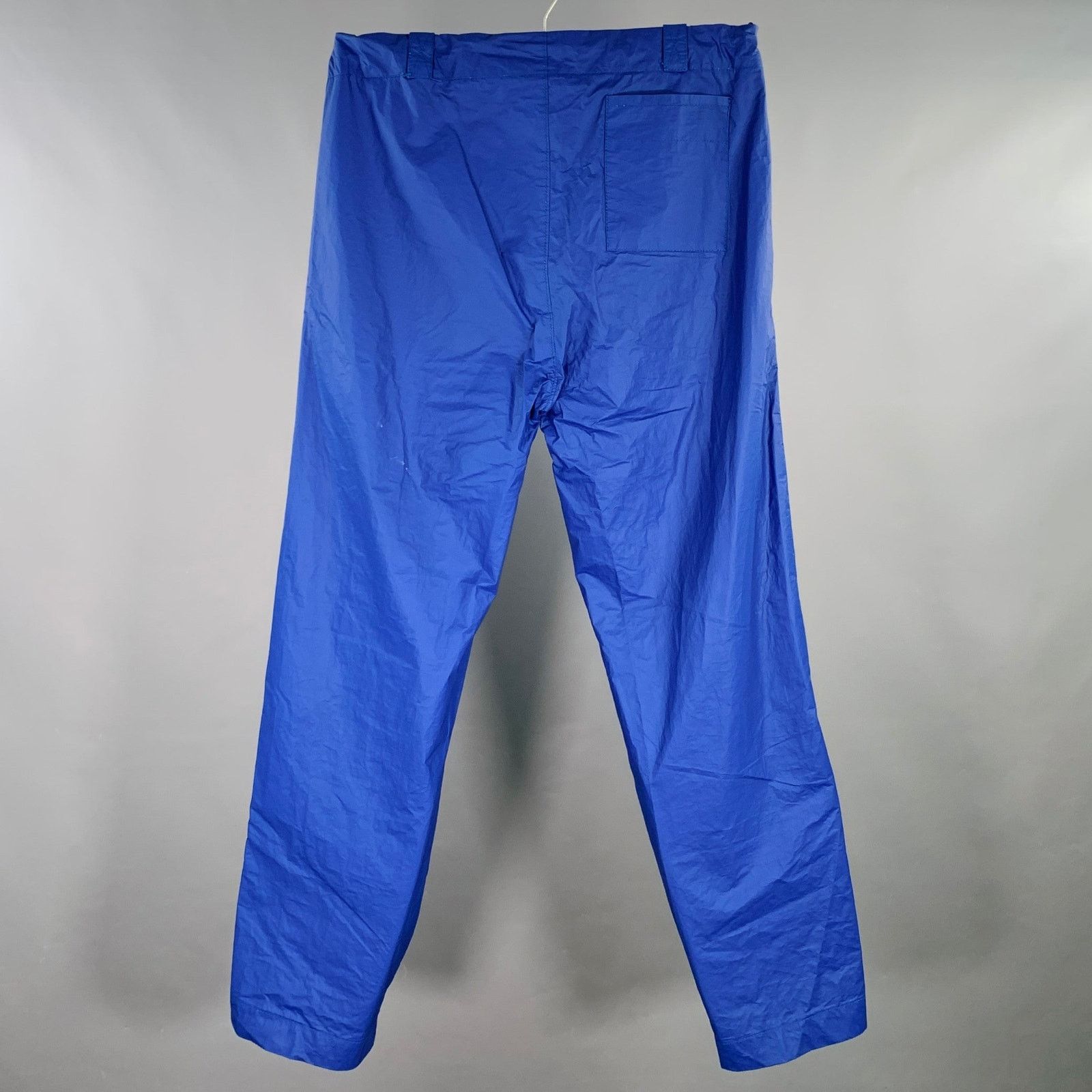 Walter Van Beirendonck Size 32 Blue Polyurethane Blend Oversized Cargo Casual Pants Size US 32 / EU 48 - 3 Thumbnail