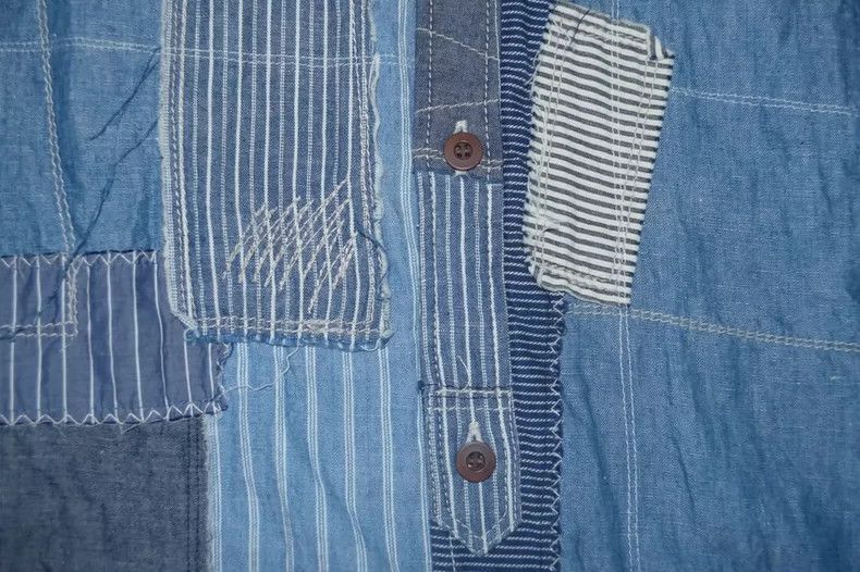 Junya Watanabe Junya Watanabe Man Boro Patchwork Shirt Size US S / EU 44-46 / 1 - 5 Thumbnail