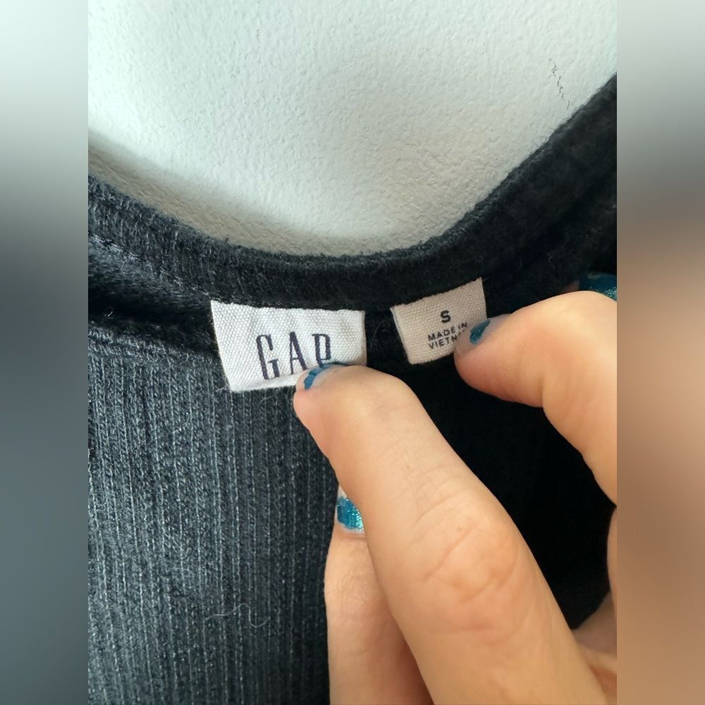 Gap Gap SZ S ribbed wide-leg jumpsuit Size 27" / US 4 / IT 40 - 4 Thumbnail