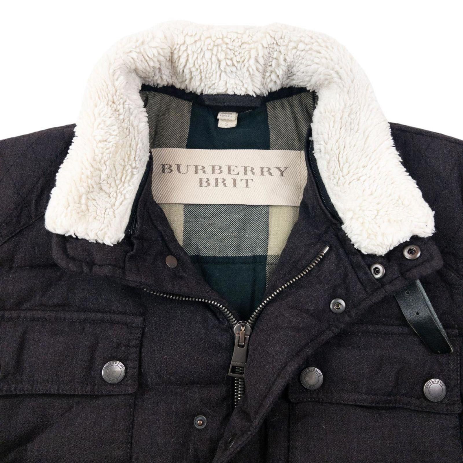 Burberry Burberry Brit Fleece Collar Padded Jacket Size S Size US S / EU 44-46 / 1 - 4 Thumbnail