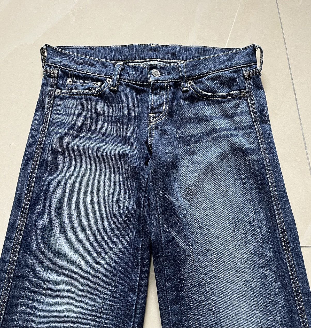 Tornado Mart Flare Jean black by moussy baggy low rise made in Japan F1 Size US 30 / EU 46 - 3 Thumbnail