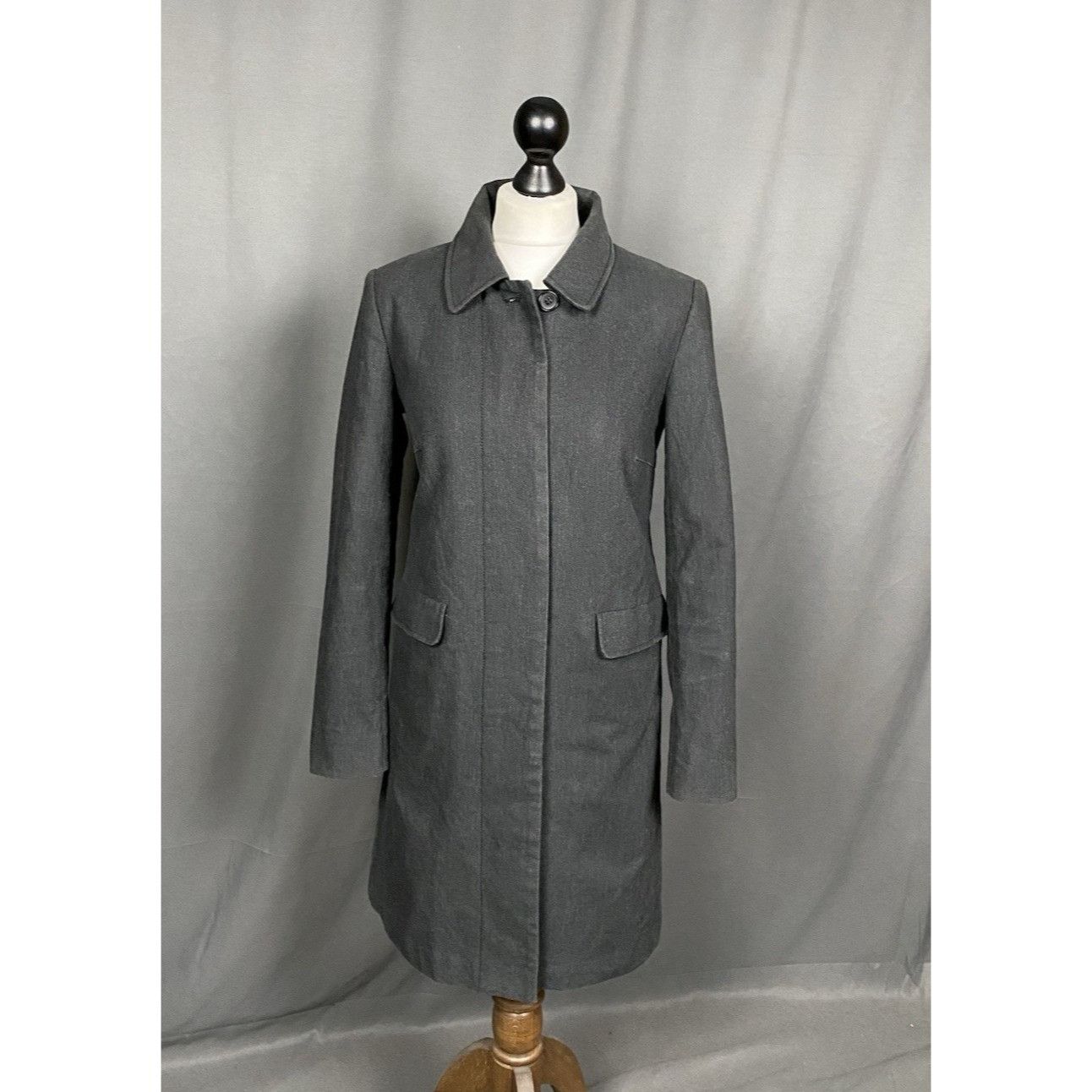 Prada Prada Milano Women's Gray Long Trench Over Coat Size 40 Size S / US 4 / IT 40 - 1 Thumbnail