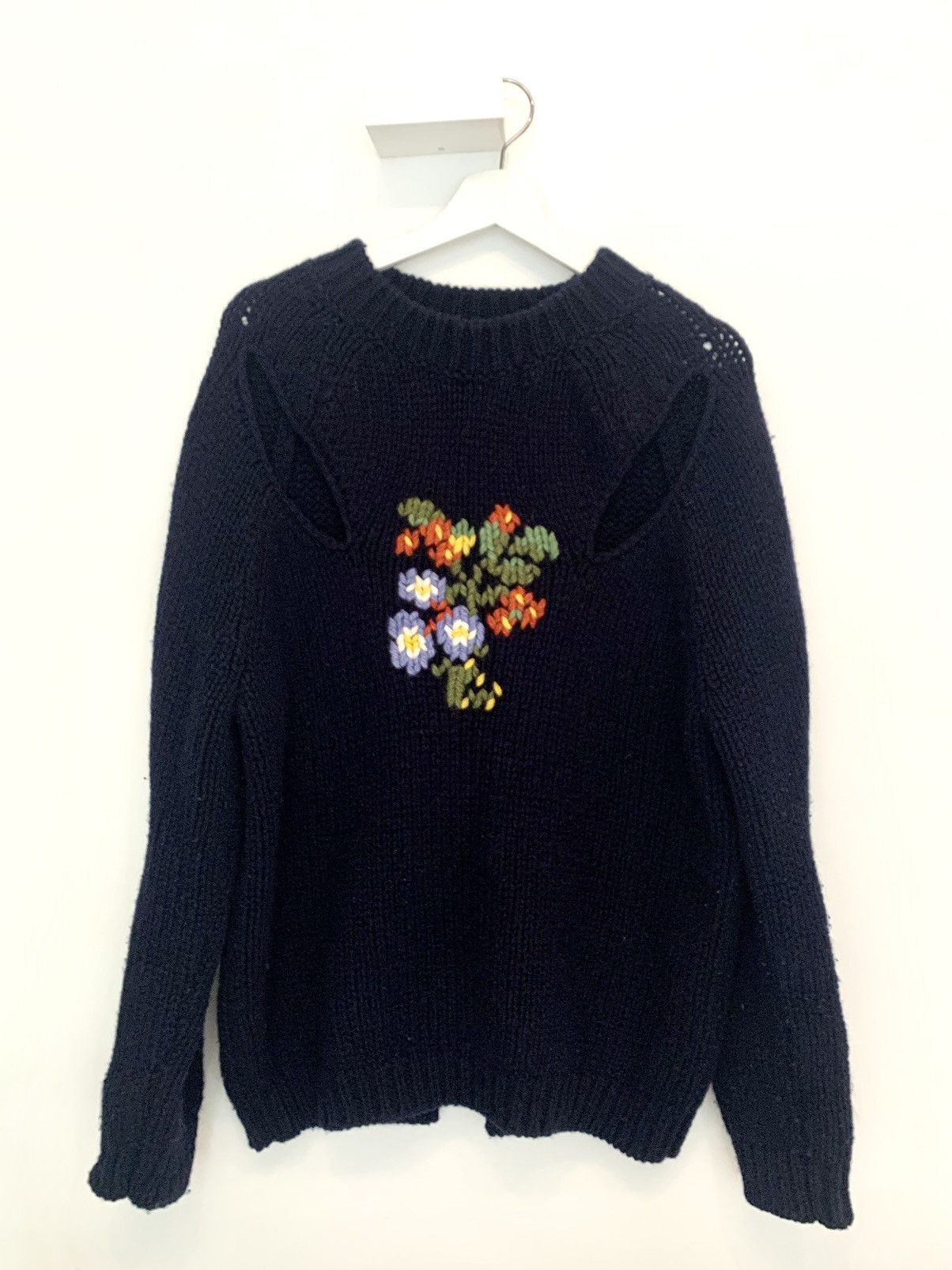 Stefan Cooke Stefan Cooke Floral Slash Knit AW20 | Grailed