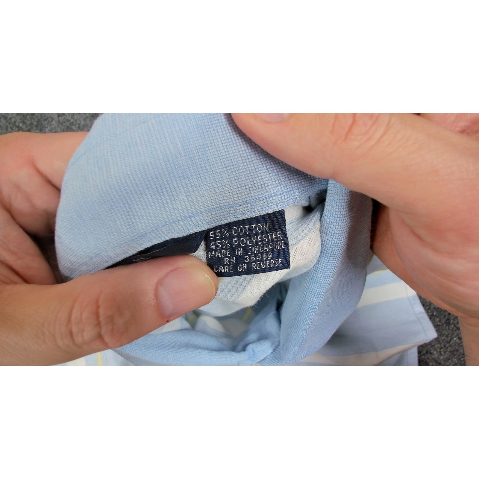 Knightsbridge Vintage Knightsbridge 80s Single Stitch Pastel Striped Polo Size US XL / EU 56 / 4 - 6 Thumbnail