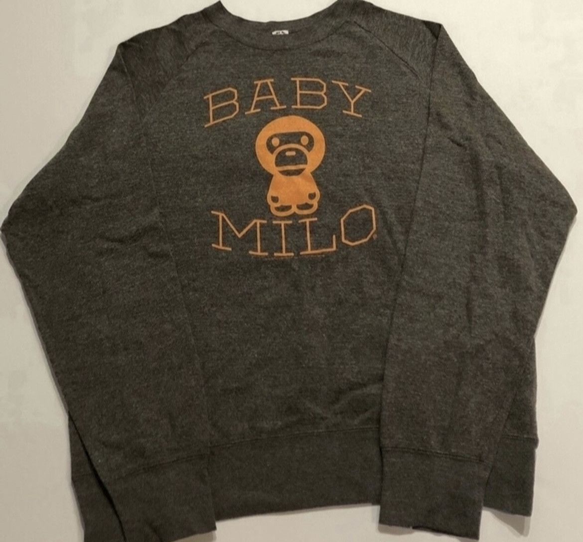 Bape Bape Baby Milo crew neck pullover sweatshirt Size US M / EU 48-50 / 2 - 1 Thumbnail