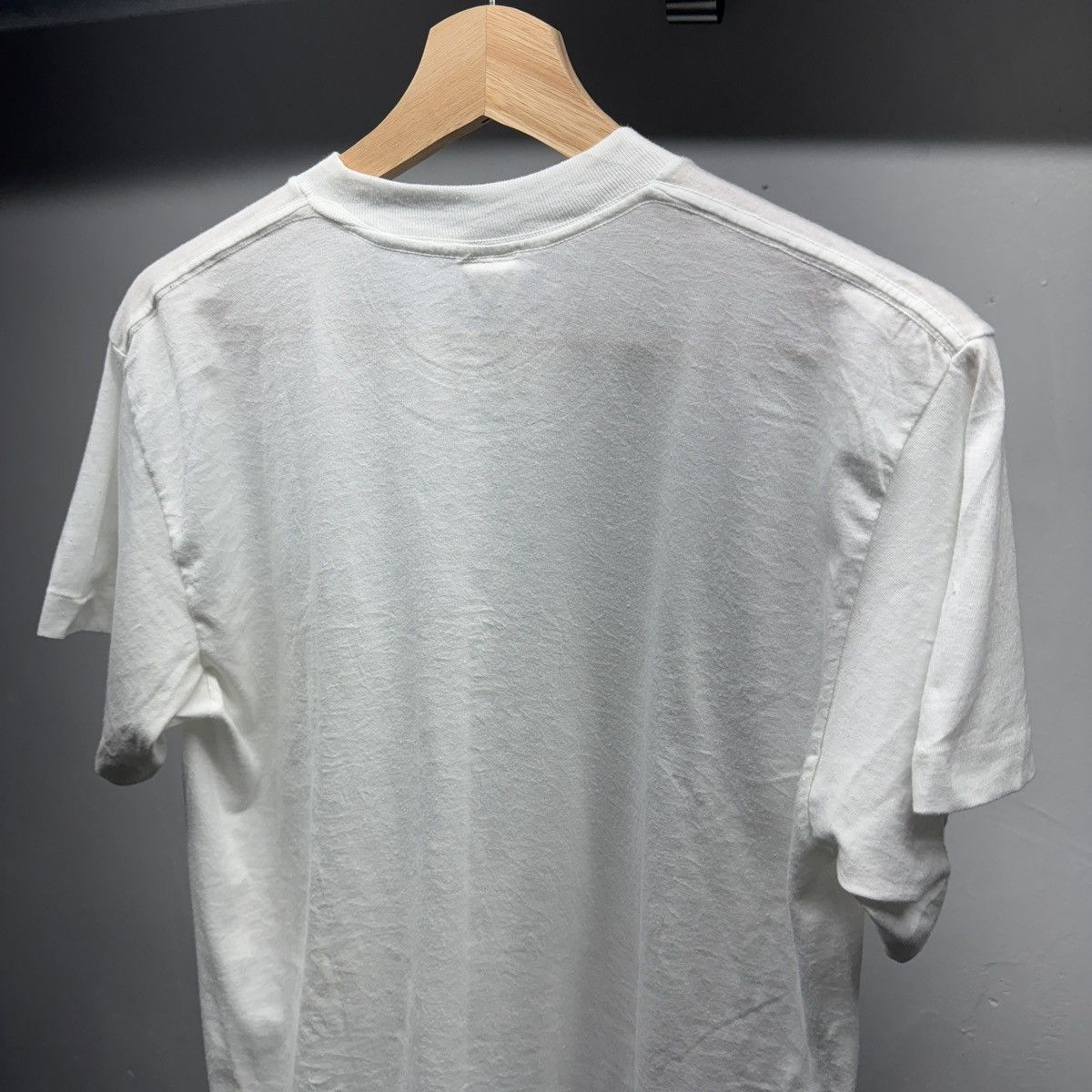 Vintage 80s Paper Thin Blank White Shirt USA ERD Grunge Size US XL / EU 56 / 4 - 5 Thumbnail