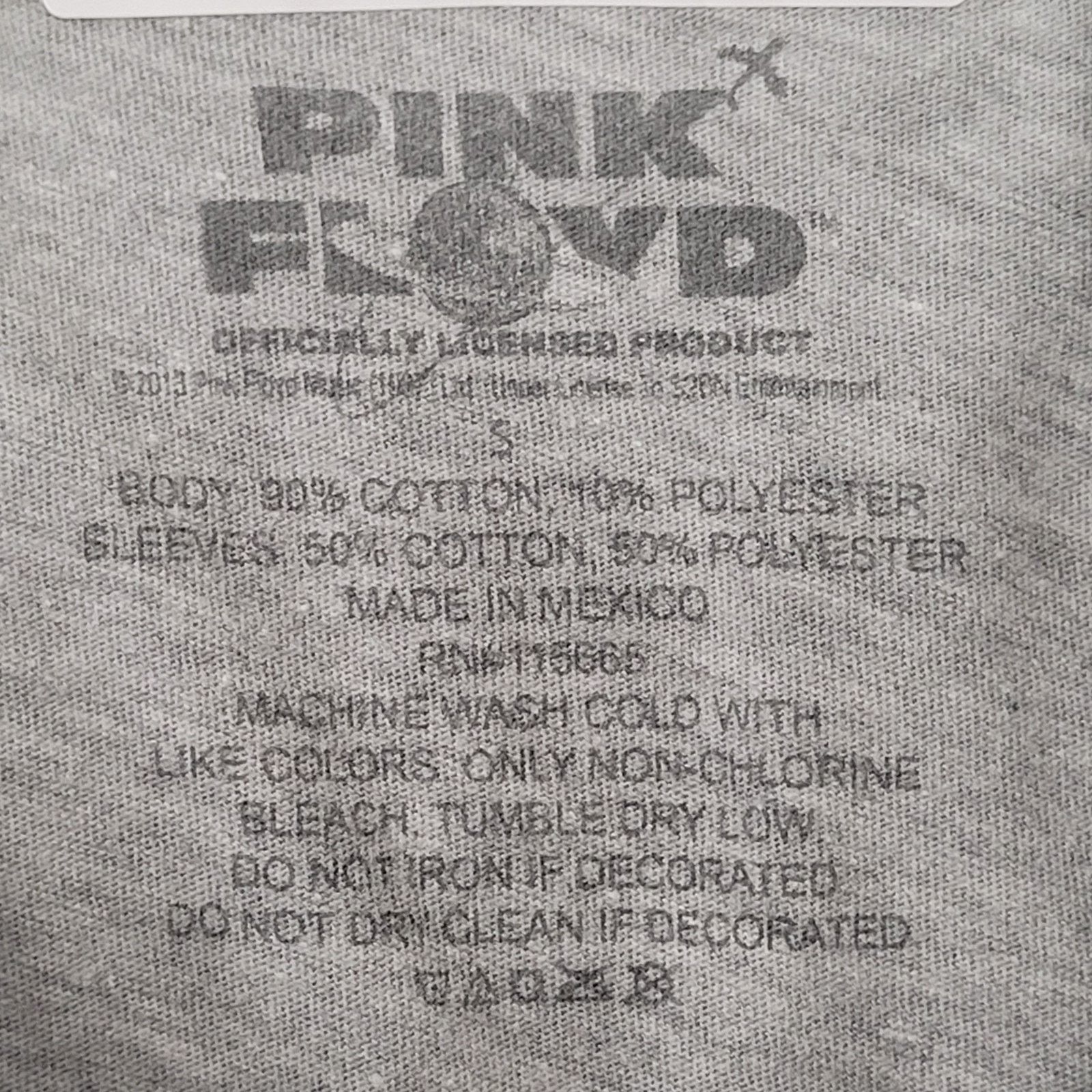 Pink Floyd Pink-Floyd Raglan Baseball Tee Shirt Womens 2XS/XS 16x24 Size XXS / US 00 / IT 34 - 13 Thumbnail