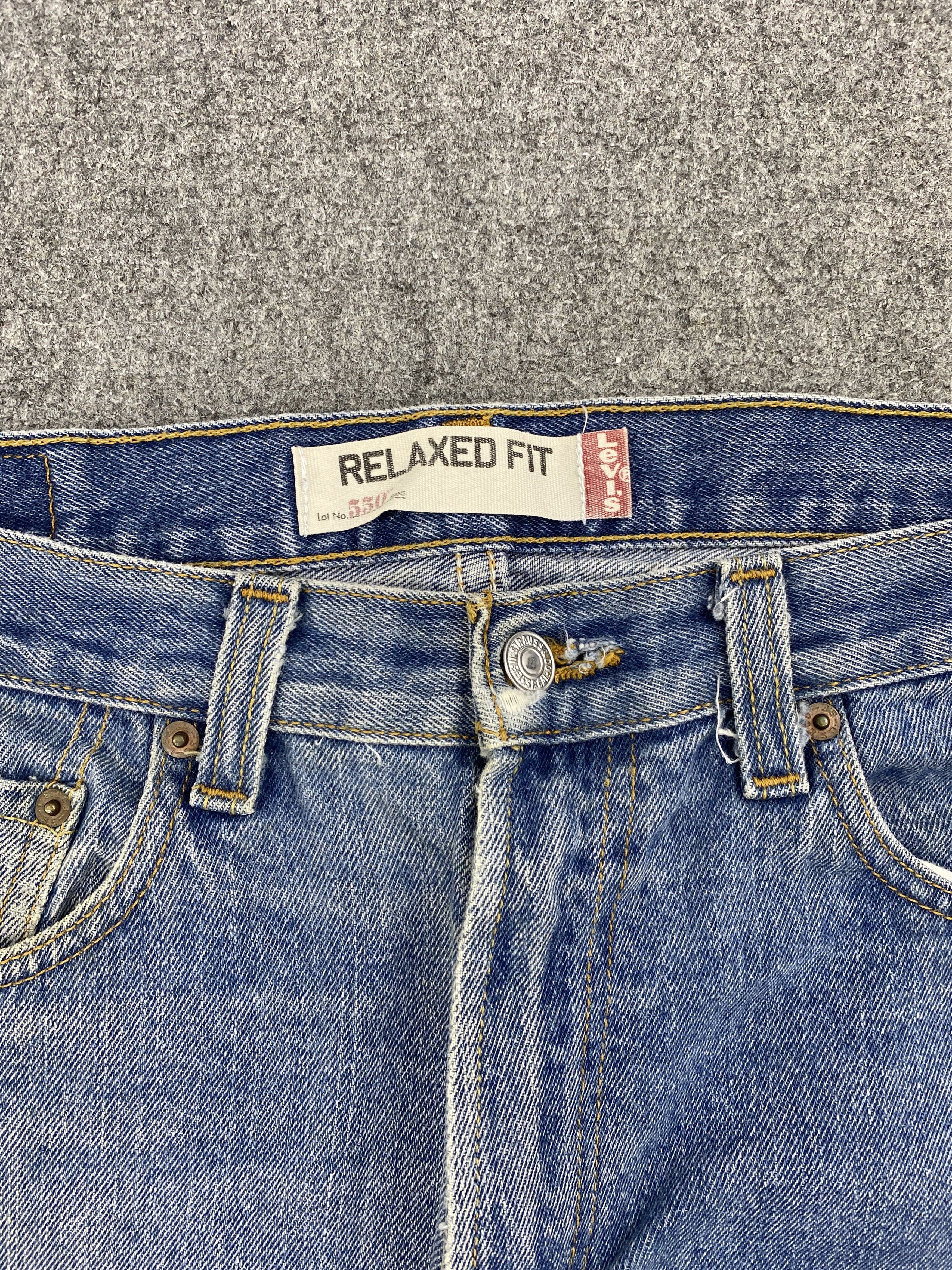 Levi's × Vintage Faded Blue Vintage Levis 550 Jeans Size US 33 - 8 Thumbnail
