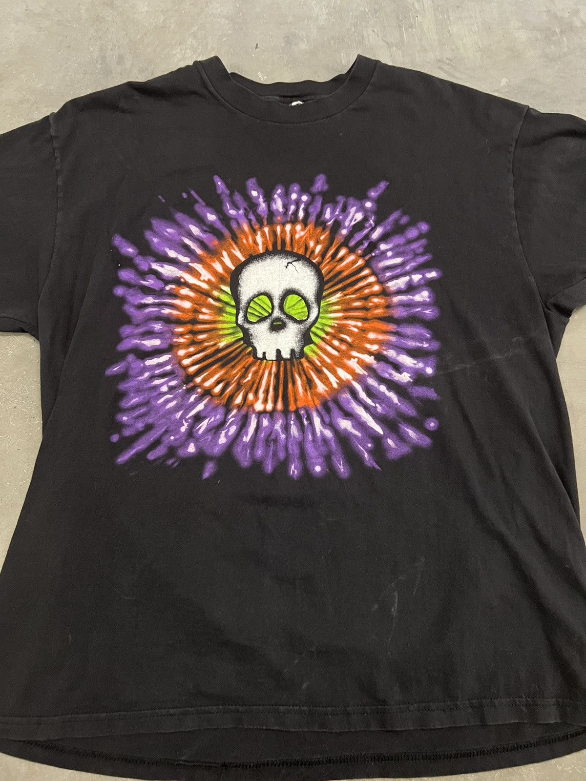 Expert Horror × Vintage Vintage skull tie dye tee Size US XL / EU 56 / 4 - 1 Thumbnail