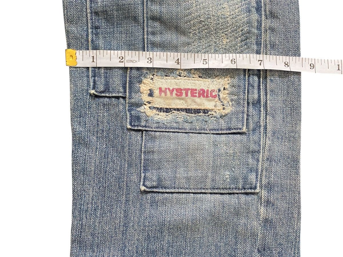 Hysteric Glamour Hysteric Glamour Patchwork Distressed Denim Size US 30 / EU 46 - 15 Thumbnail