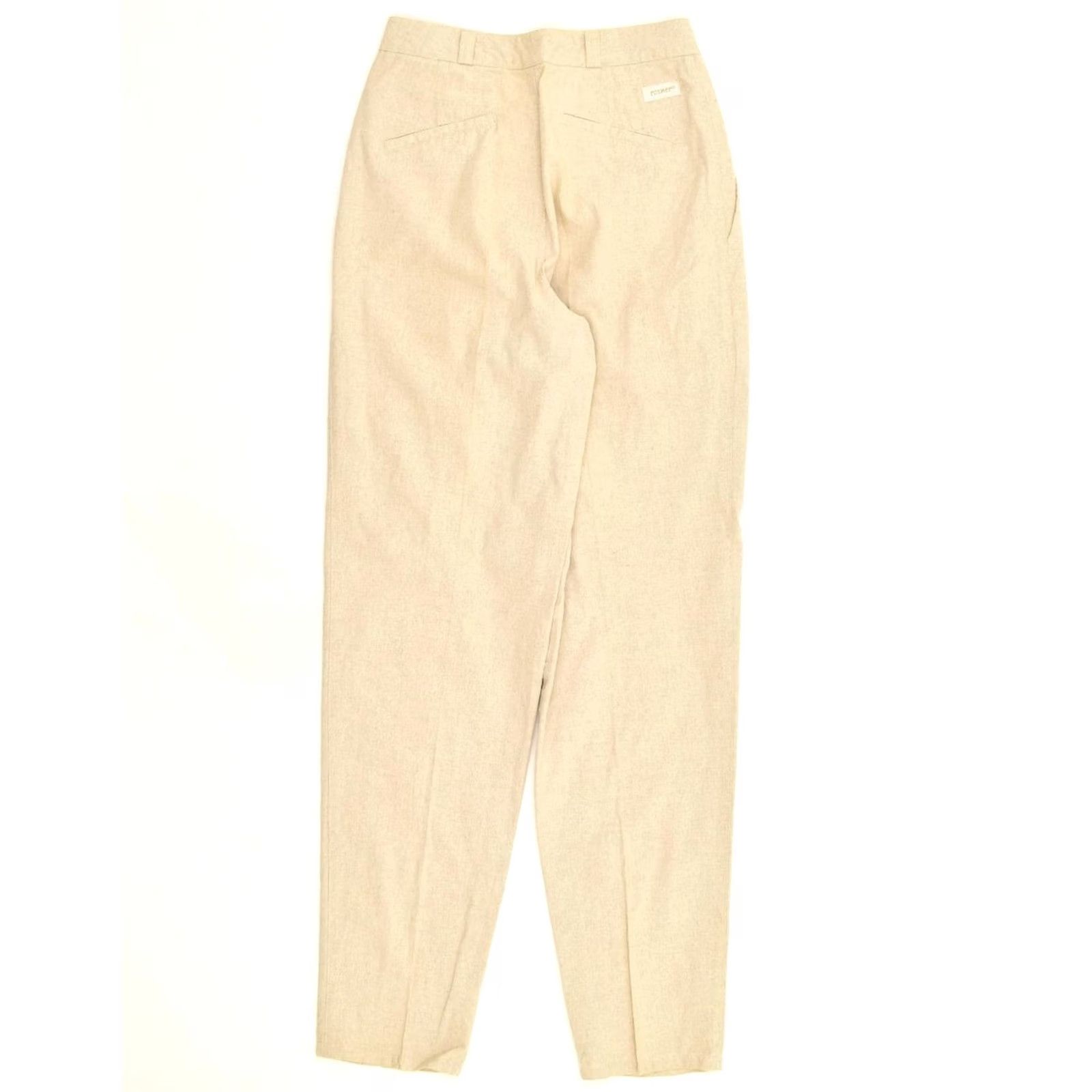 Vintage VINTAGE Womens Tapered Chino Trousers W27 L32 Beige Designer Size 27" / US 4 / IT 40 - 2 Thumbnail