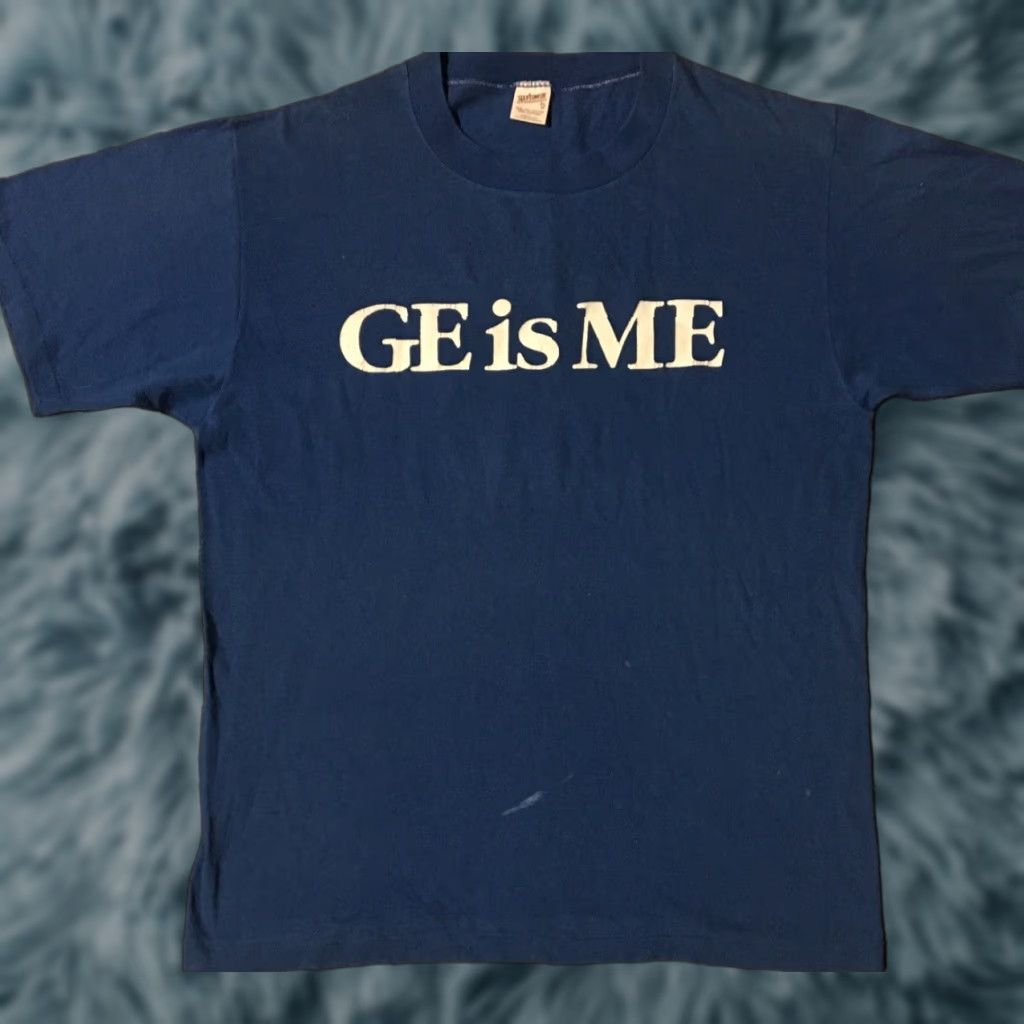 Vintage Vtg 80s GE Is Me Faded Promo Shirt M General Electric Energy Planet Grunge 70s Size US M / EU 48-50 / 2 - 1 Thumbnail