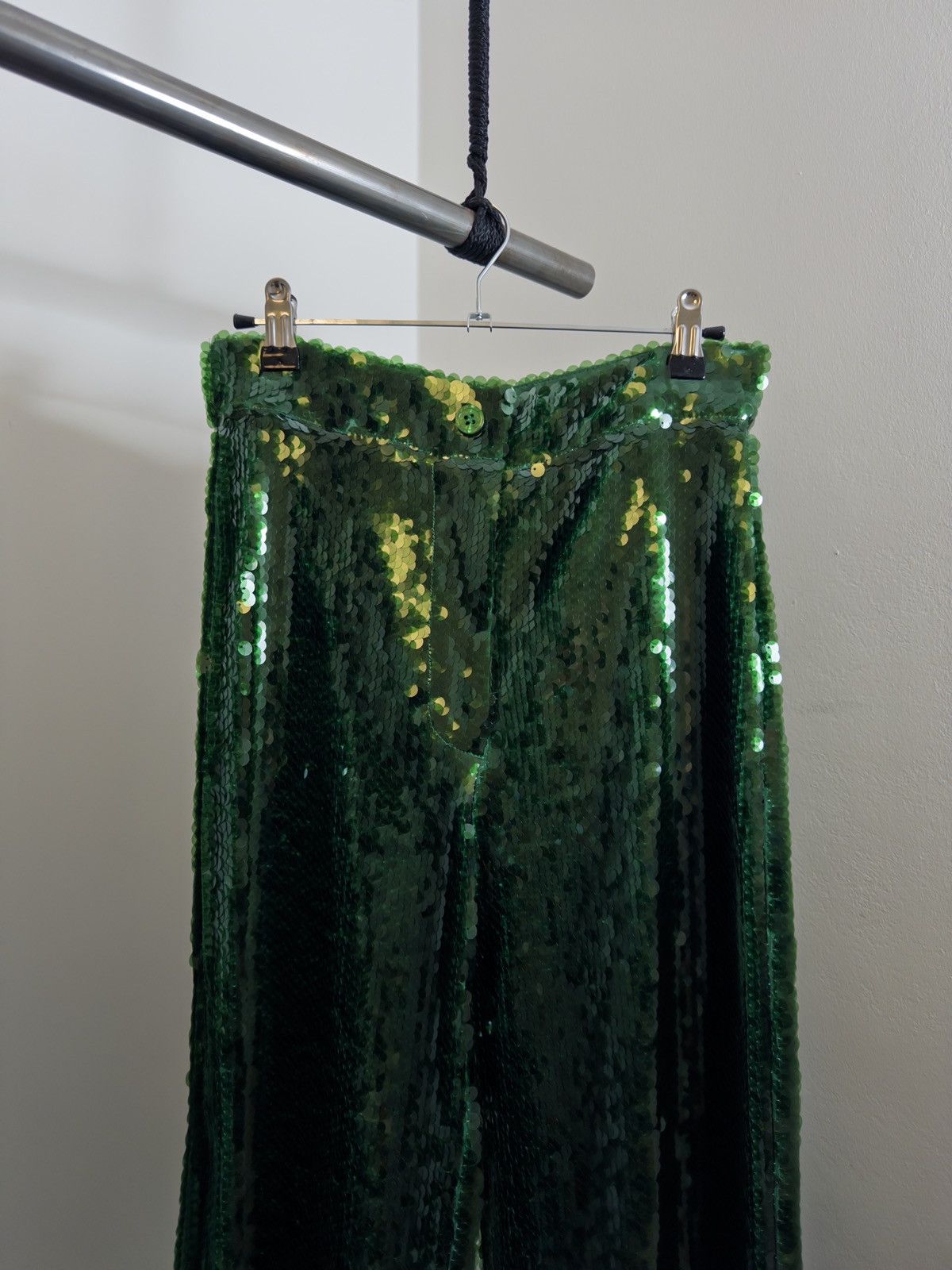 Gucci La Veste x Gucci Vault Green Sequin Pants – Limited Edition Size 26" / US 2 / IT 38 - 2 Thumbnail