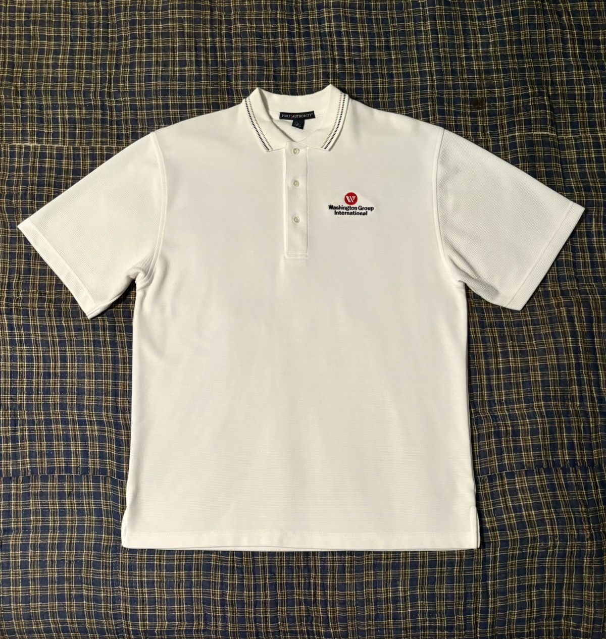 Port Authority Washington Group Int’l Polo Shirt NWOT Vintage Engineering Size US L / EU 52-54 / 3 - 1 Thumbnail