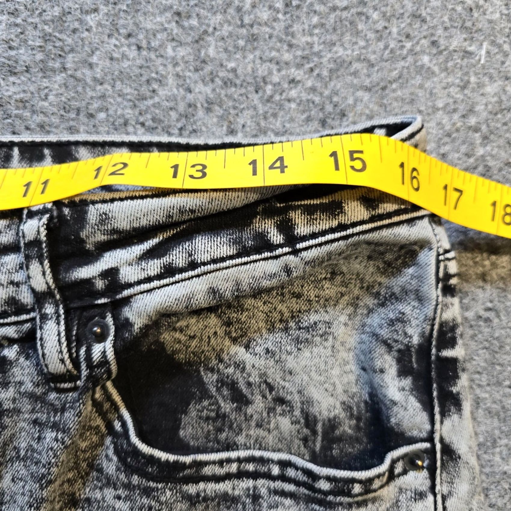 AQUA Aqua Jeans Womens Jeans Gray Acid Wash Barrel Leg Baggy Ankle 31 Regular Size 24" / US 00 / IT 34 - 5 Thumbnail