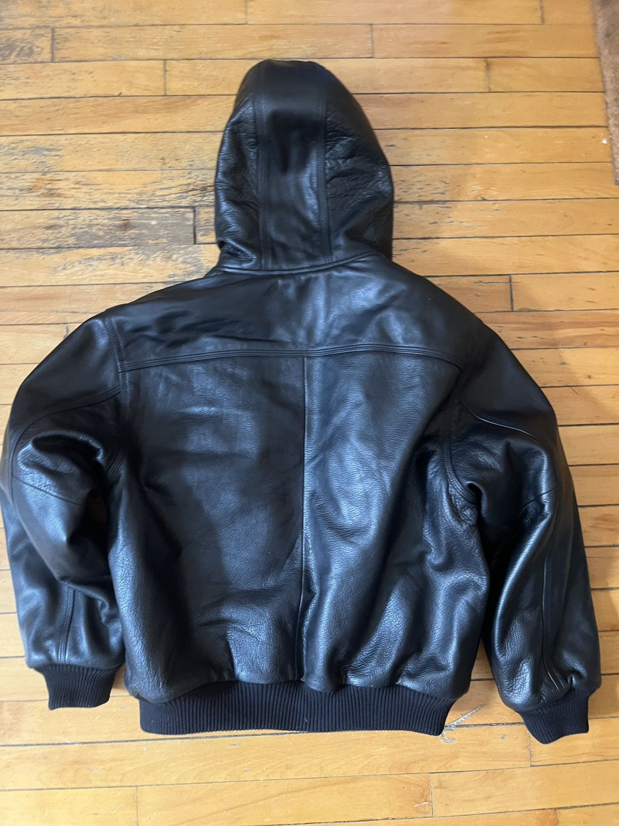ジャケット・アウター Supreme Dickies Hooded Leather Jacket L Supreme Dickies Hooded Leather Work Jacket (FW24) - $598