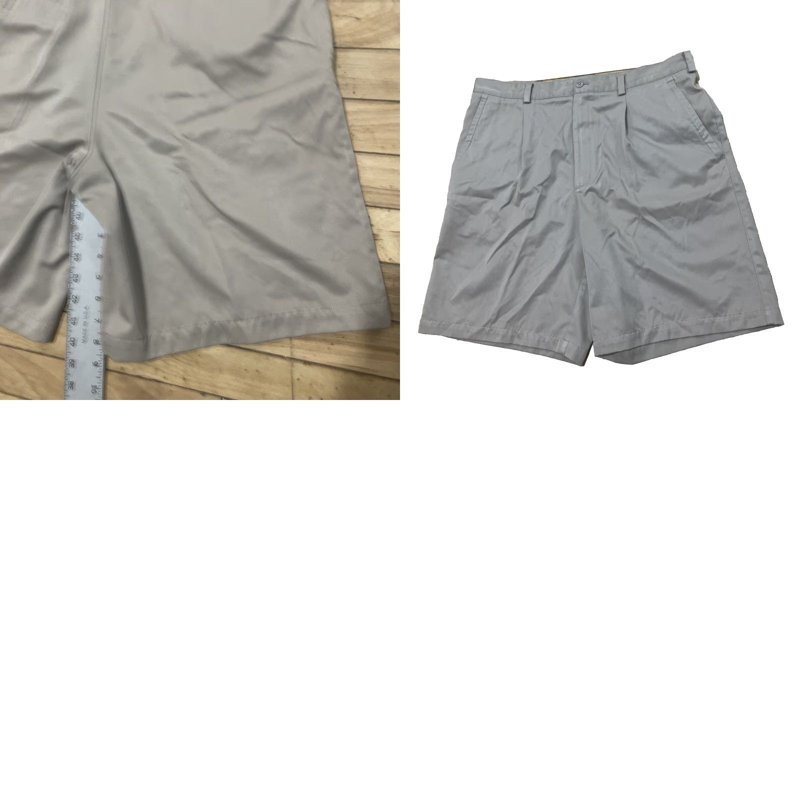 Nike VINTAGE Nike GOLF Pleated Shorts Men 36 Beige 90s Chino FitDry Active Moisture Wicking Casual Short Nike logo 36x9 Mens Size US 36 / EU 52 - 10 Thumbnail