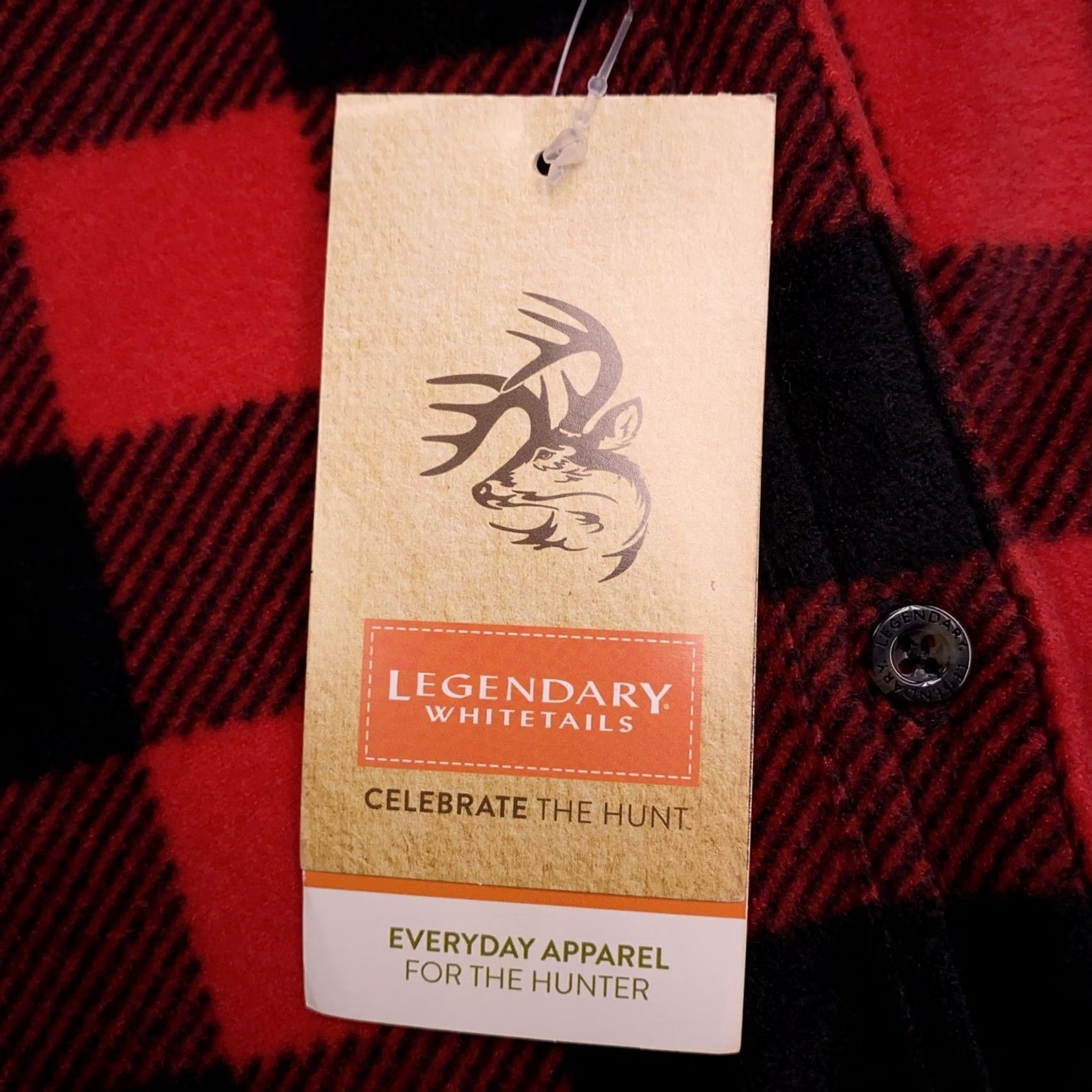 FRED Red Legendary Whitetails Trail Guide Fleece Shirt Womens M Plaid Button-Up Casual Sleeve Pocket Wool? [Error: product material not wool] Size M / US 6-8 / IT 42-44 - 5 Thumbnail