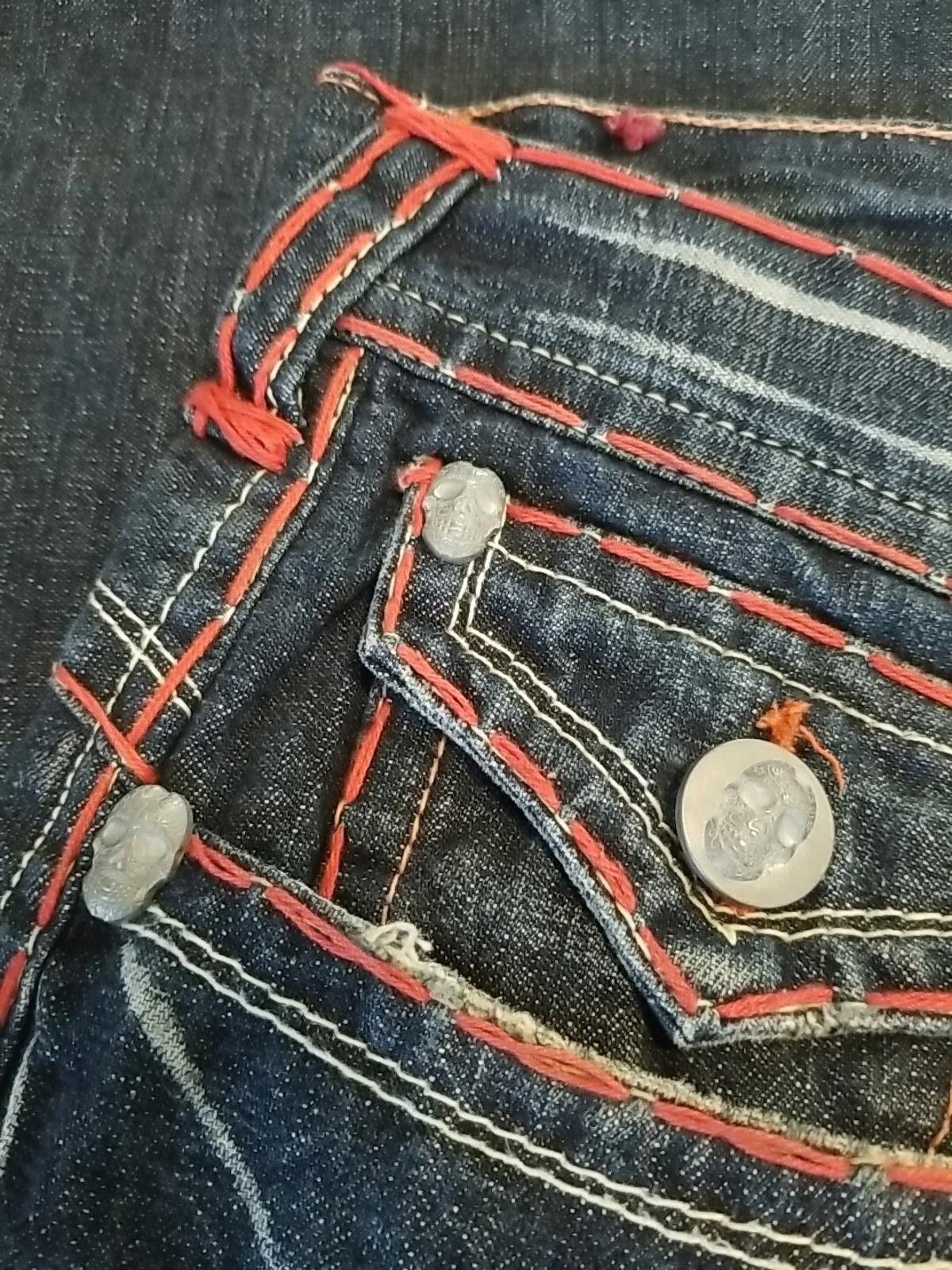 Other Laguna Beach Jeans Men's 36x34 Denim Red Stitch Made In USA Size US 36 / EU 52 - 8 Thumbnail