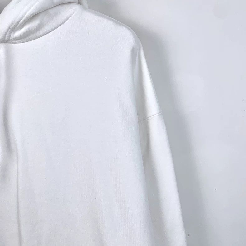 Balenciaga Balenciaga White logo monogram printed cotton hooded draws Size XS / US 0-2 / IT 36-38 - 3 Thumbnail