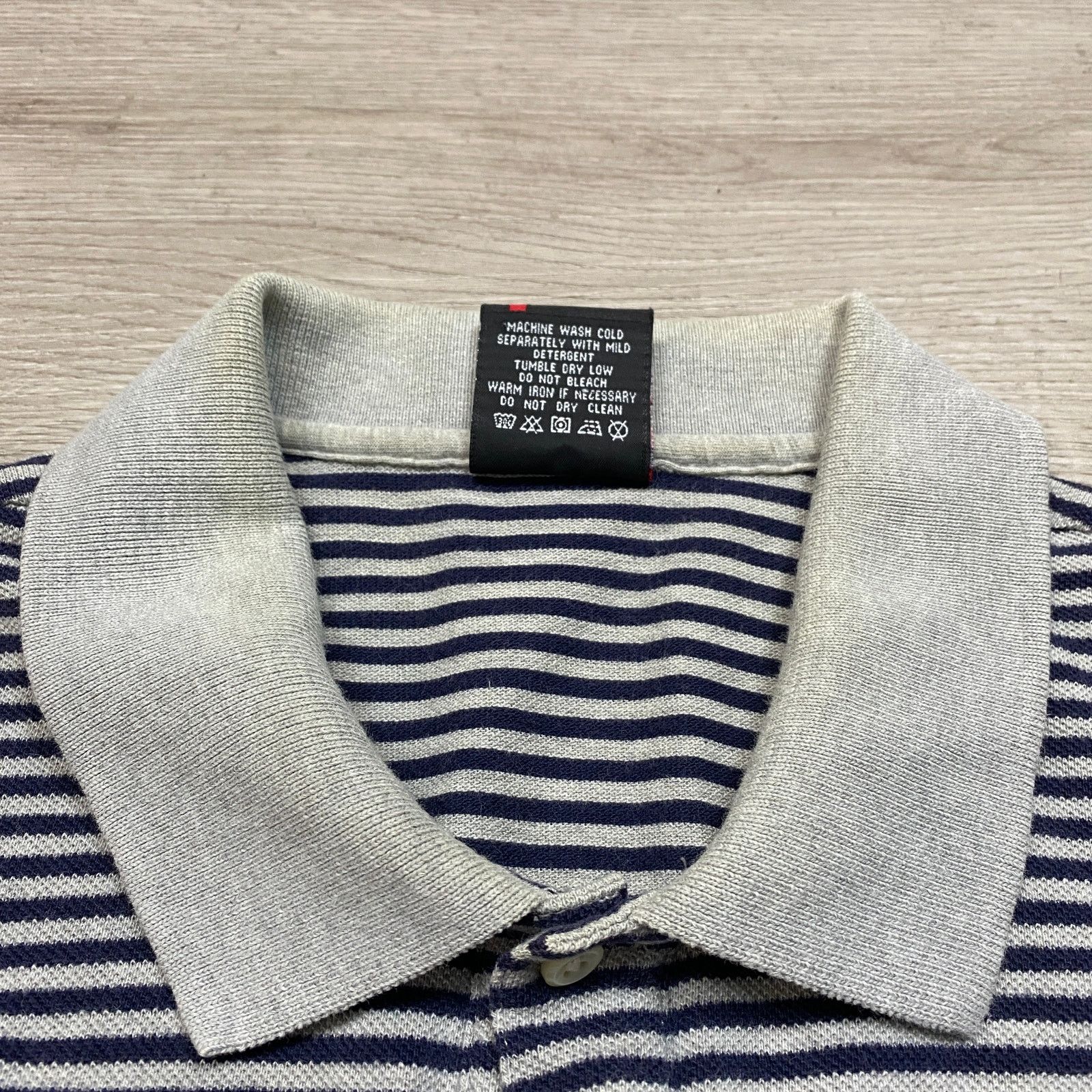 Ralph Lauren × Vintage Vintage Polo Jeans Co Stripe Polo Shirt Men's Medium Preppy Size US M / EU 48-50 / 2 - 8 Thumbnail