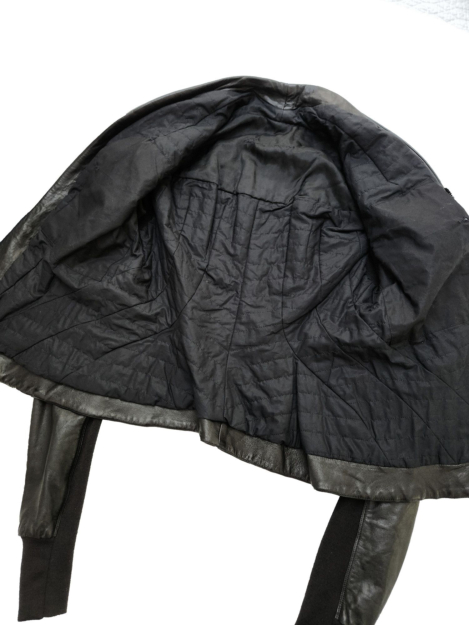 Rick Owens Rick Owens Black Princess Leather Jacket Size M / US 6-8 / IT 42-44 - 5 Thumbnail