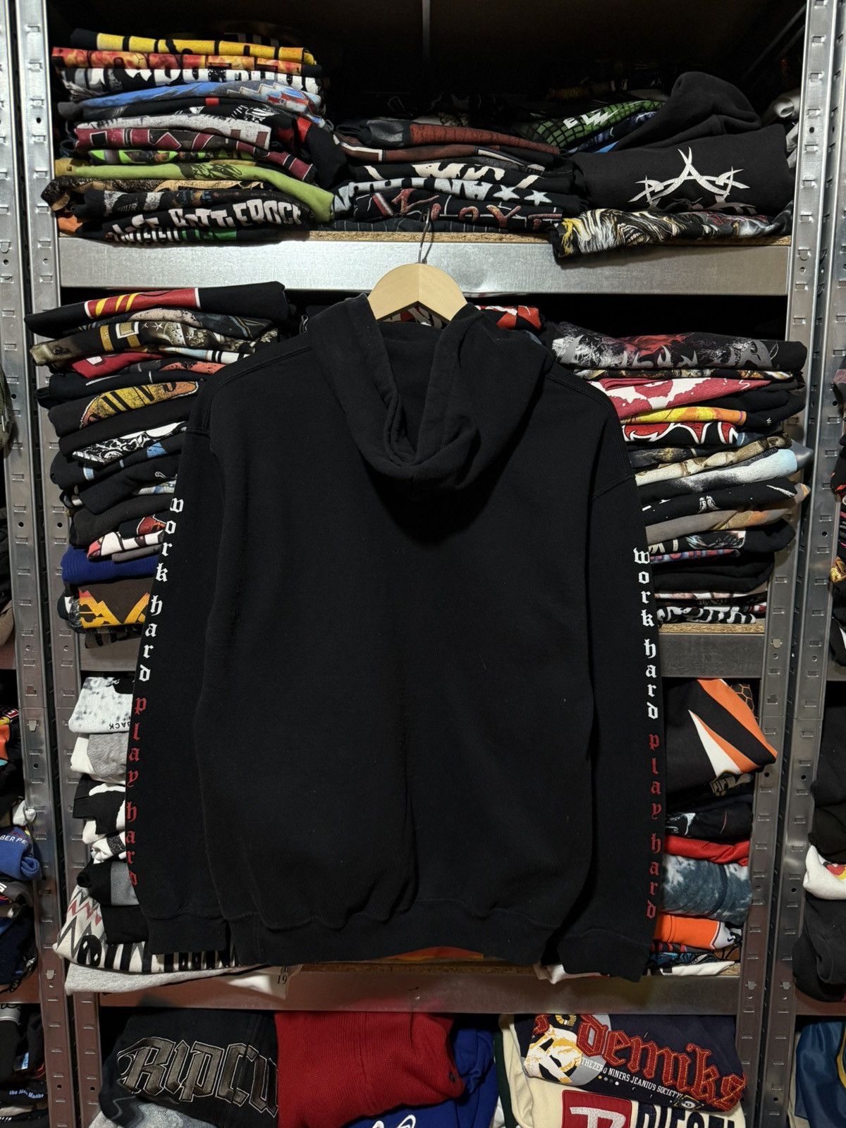 Rap Tees Mark Tuan Work Hard Play 93 Hard Collab Rap Hoodie Y2K Hype Size US M / EU 48-50 / 2 - 2 Thumbnail