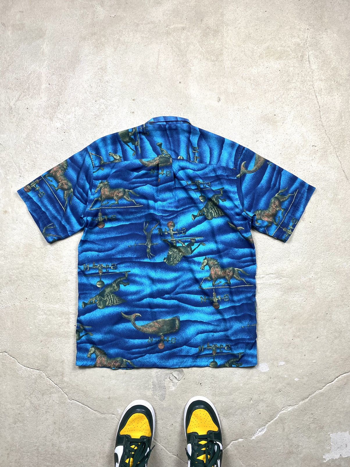 Vintage Rare! Vintage Guy Laroche Paris Hawaiian Shirt Y2K Size US M / EU 48-50 / 2 - 11 Thumbnail