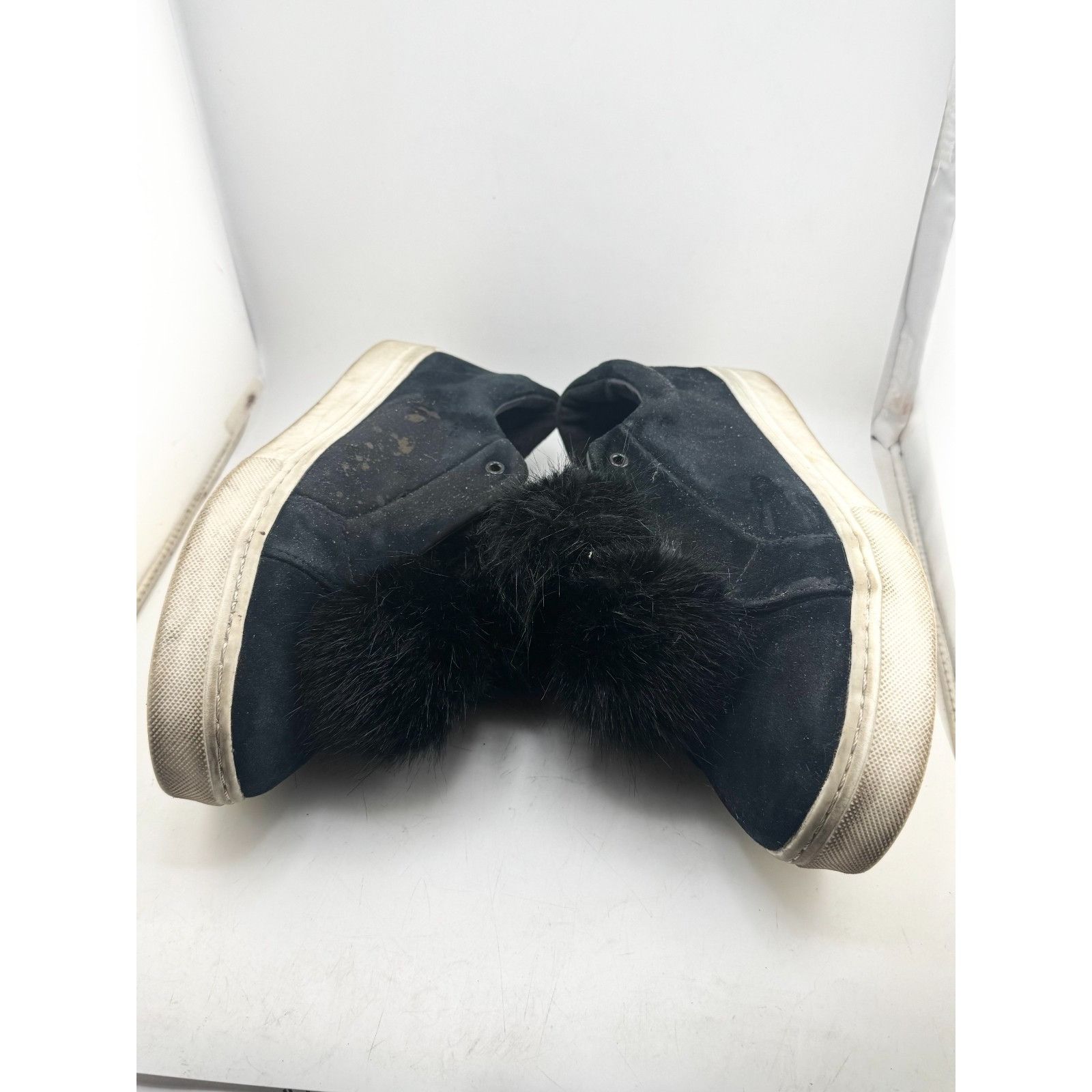 Sam Edelman Sam Edelman Leya black Sneakers shoes faux fur pom pom Women Size US 11 / IT 41 - 6 Thumbnail
