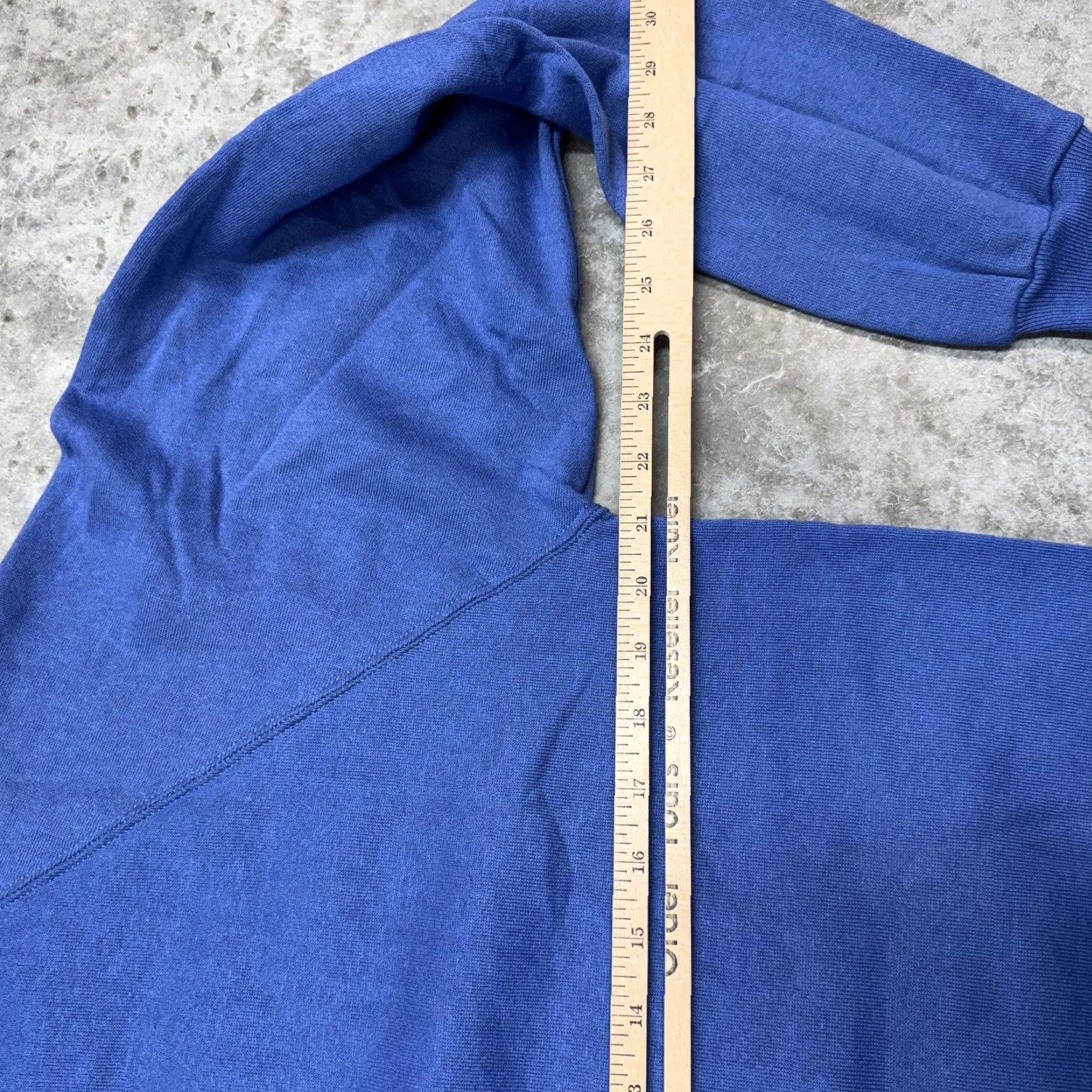 Jerzees VINTAGE Jerzees Sweatshirt Mens Large Blue Blank Crewneck Pullover Made USA 80s Size US L / EU 52-54 / 3 - 5 Thumbnail