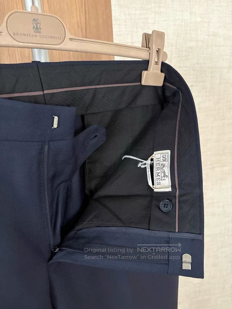 Hermes Hermes Men's Casual Trousers Size 44R - 5 Thumbnail