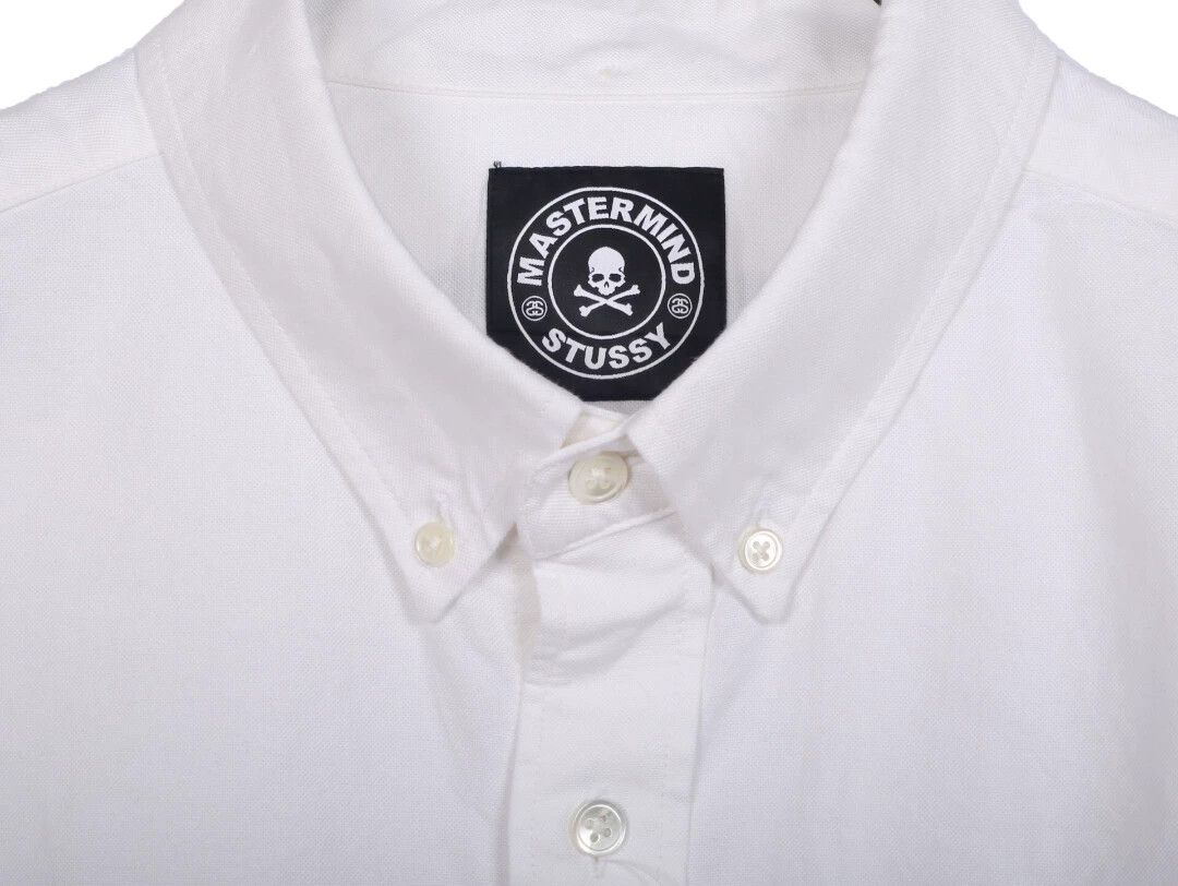 Mastermind Japan mmj x Stussy short-sleeve shirt white print XL new Size US XL / EU 56 / 4 - 7 Thumbnail