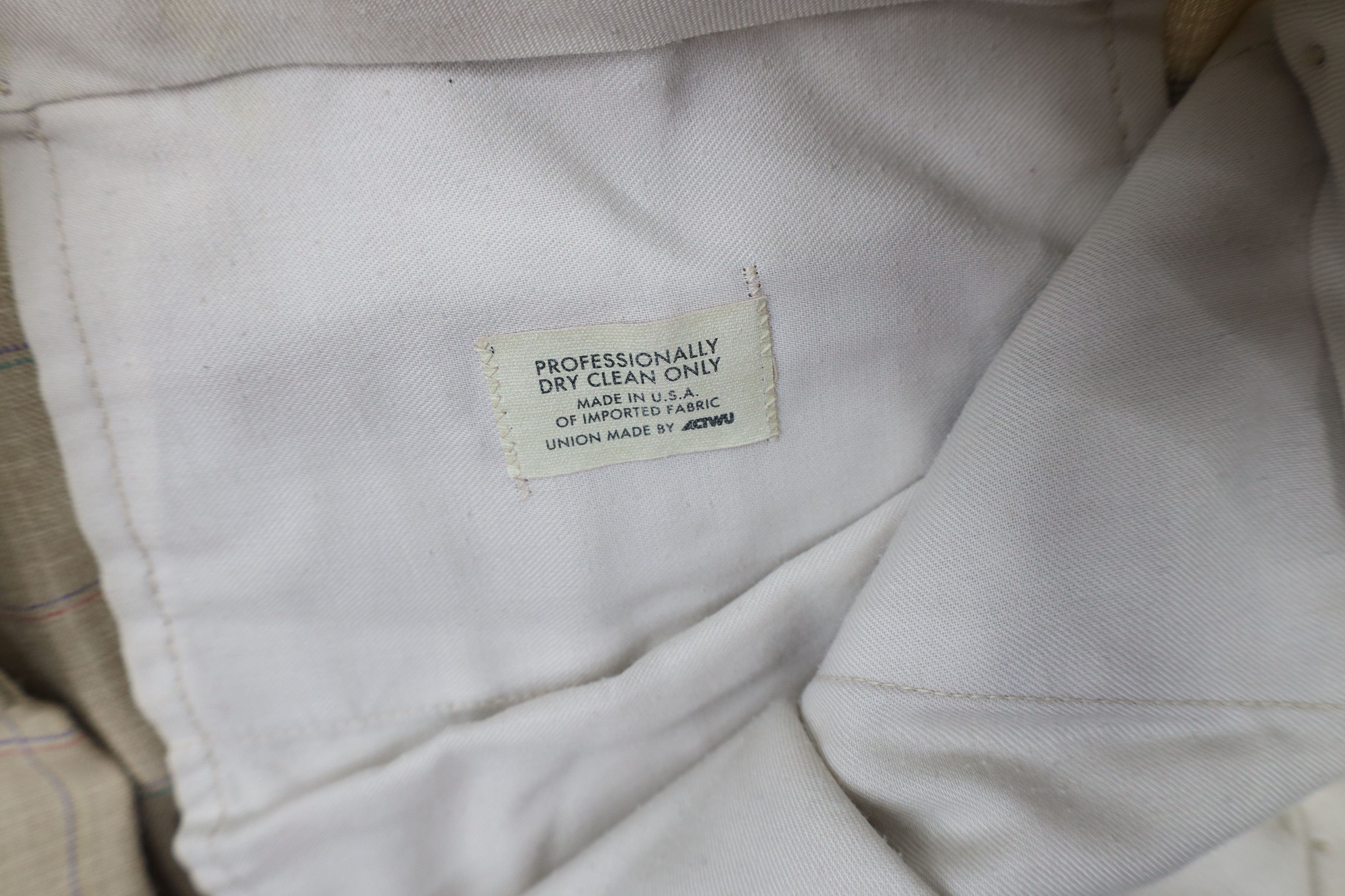 Vintage Vintage 70s Streetwear Linen Blend Wide Leg Chino Pants USA Size US 38 / EU 54 - 11 Thumbnail