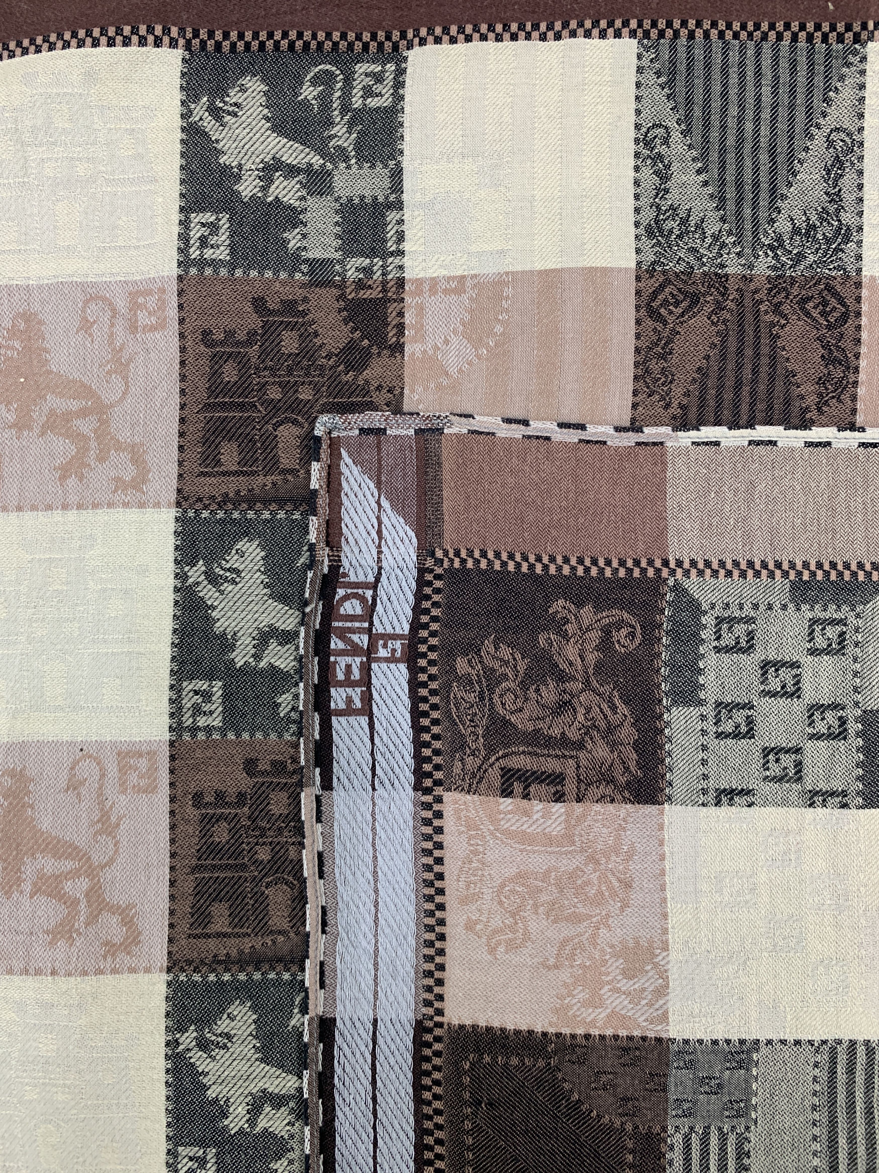 Fendi × Vintage Vintage Fendi Neckerchie Scarf Bandana Handkerchief - HKA916 Size ONE SIZE - 10 Thumbnail