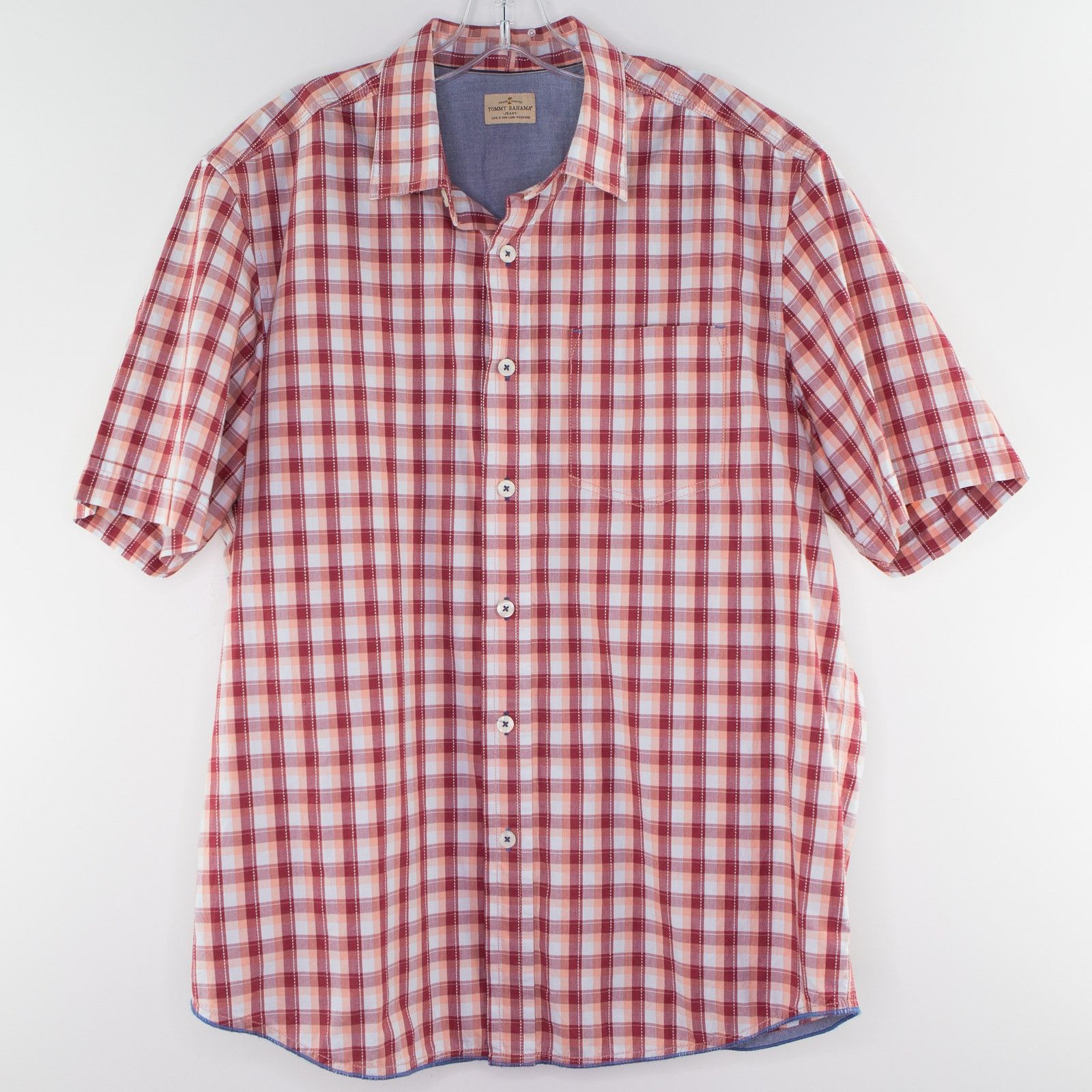 Tommy Bahama TOMMY BAHAMA Men's Plaid Button Down Camp Shirt Size Large Size US L / EU 52-54 / 3 - 1 Thumbnail