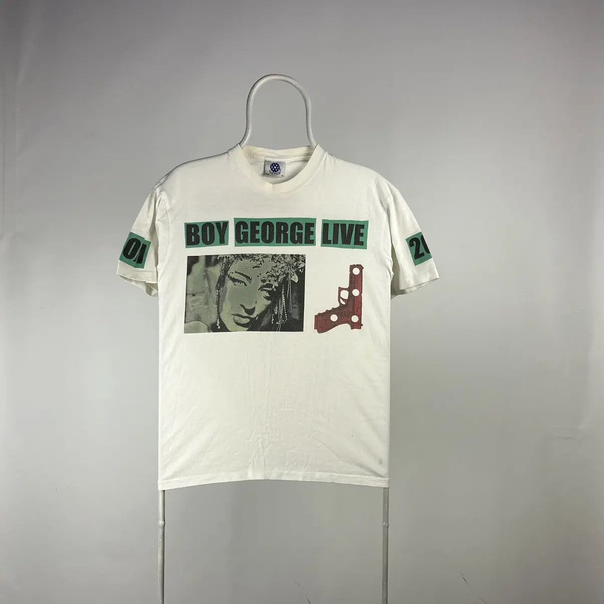 Band Tees Boy George live Tshirt as seen on you tube 2007 size Medium Size US M / EU 48-50 / 2 - 1 Thumbnail