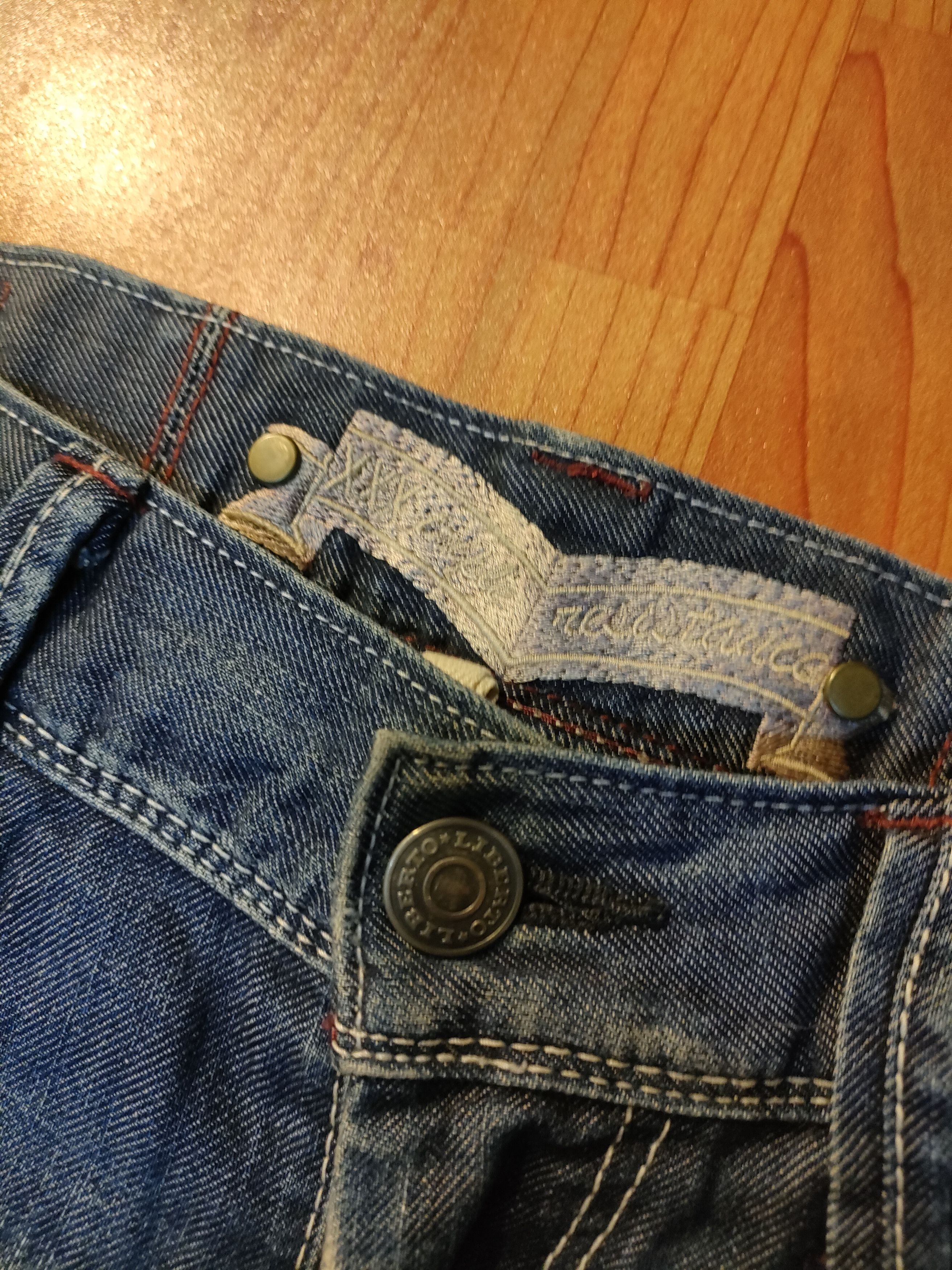 If Six Was Nine × Japanese Brand Flare🔥🔥Libero Carpanter Buckle Back Jeans Size US 30 / EU 46 - 8 Thumbnail