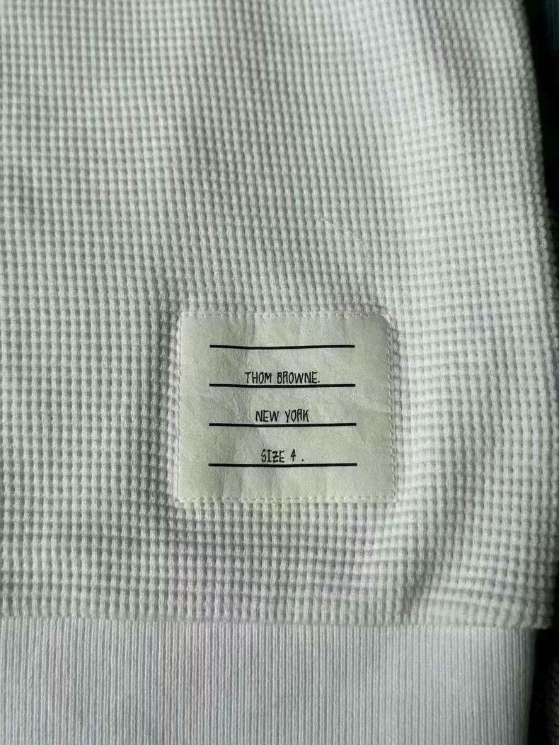 Thom Browne Thom Browne White waffe polo sweatshirt 2505-Nextarrow Size US XL / EU 56 / 4 - 3 Thumbnail
