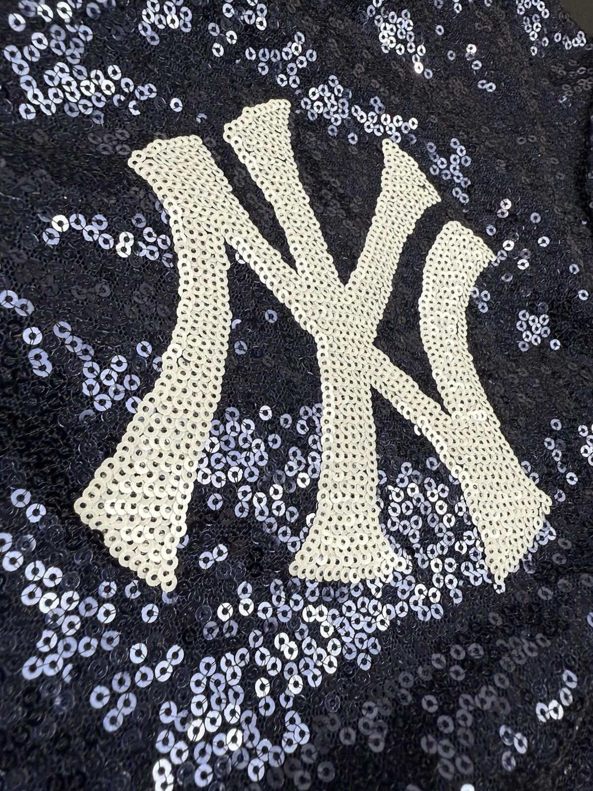 MLB Aaron Judge New York Yankees Youth Girls Blue Sequin V-Neck Size ONE SIZE - 11 Thumbnail