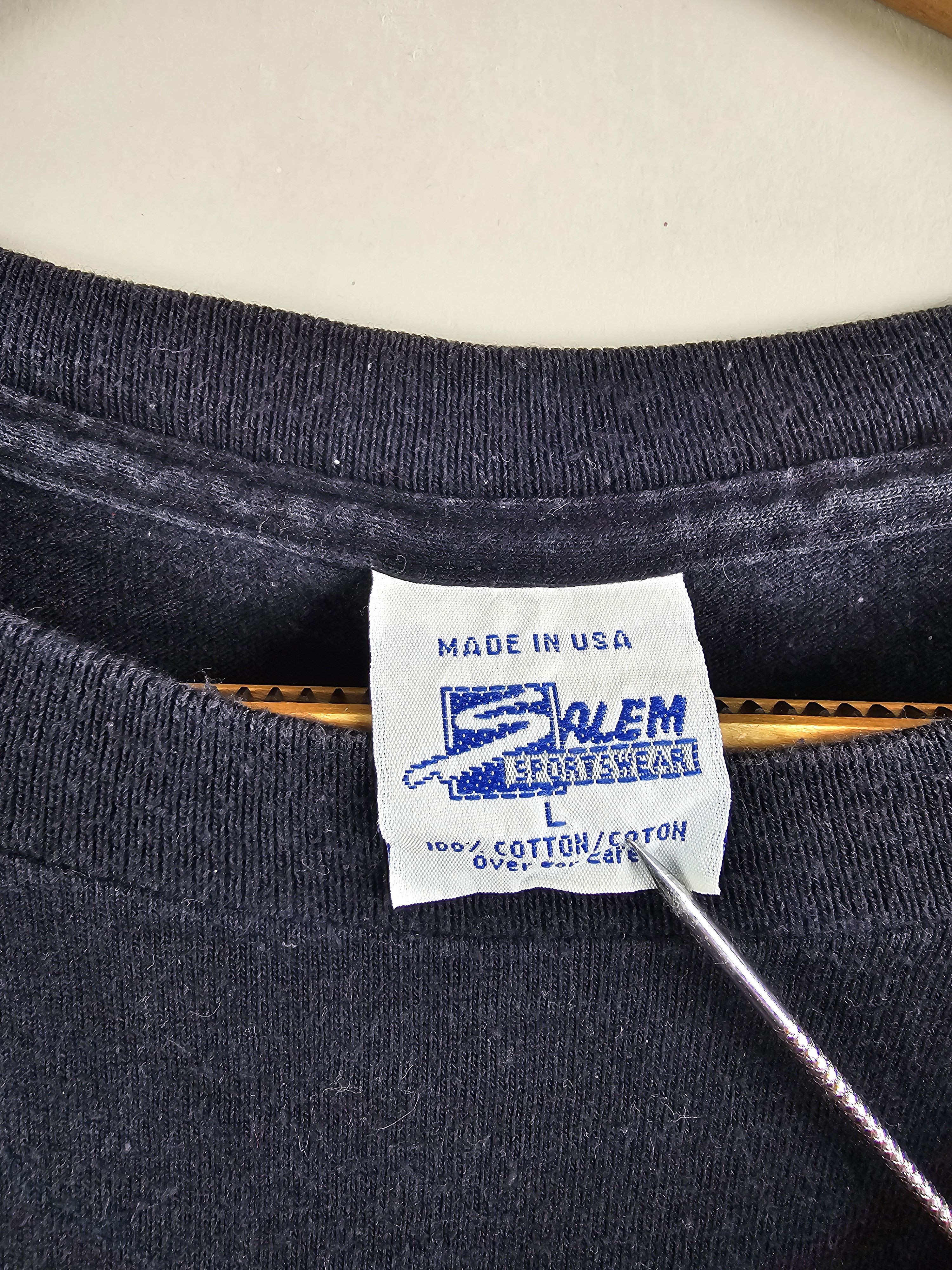 NBA × Salem Sportswear × Vintage 90s NBA Michael Jordan Chicago Bulls L 21.5" 28" Size US L / EU 52-54 / 3 - 6 Thumbnail