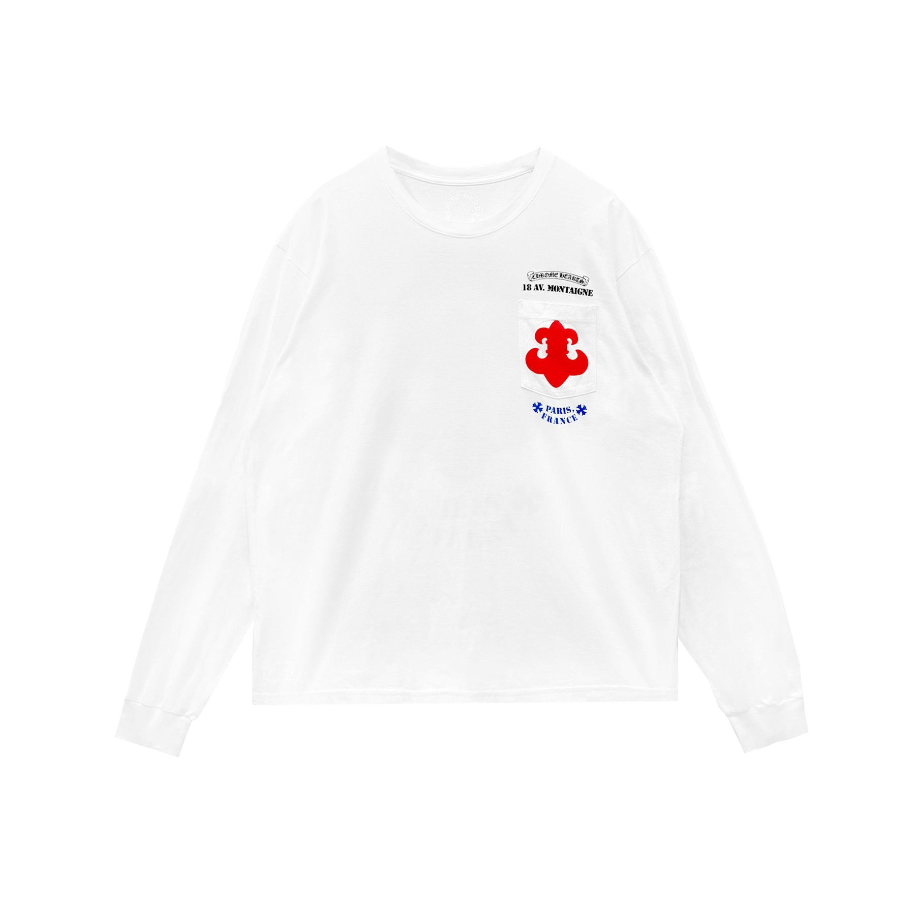 Chrome Hearts Chrome Hearts Paris Exclusive BS Fleur White Long Sleeve Tee Size US XXL / EU 58 / 5 - 2 Thumbnail