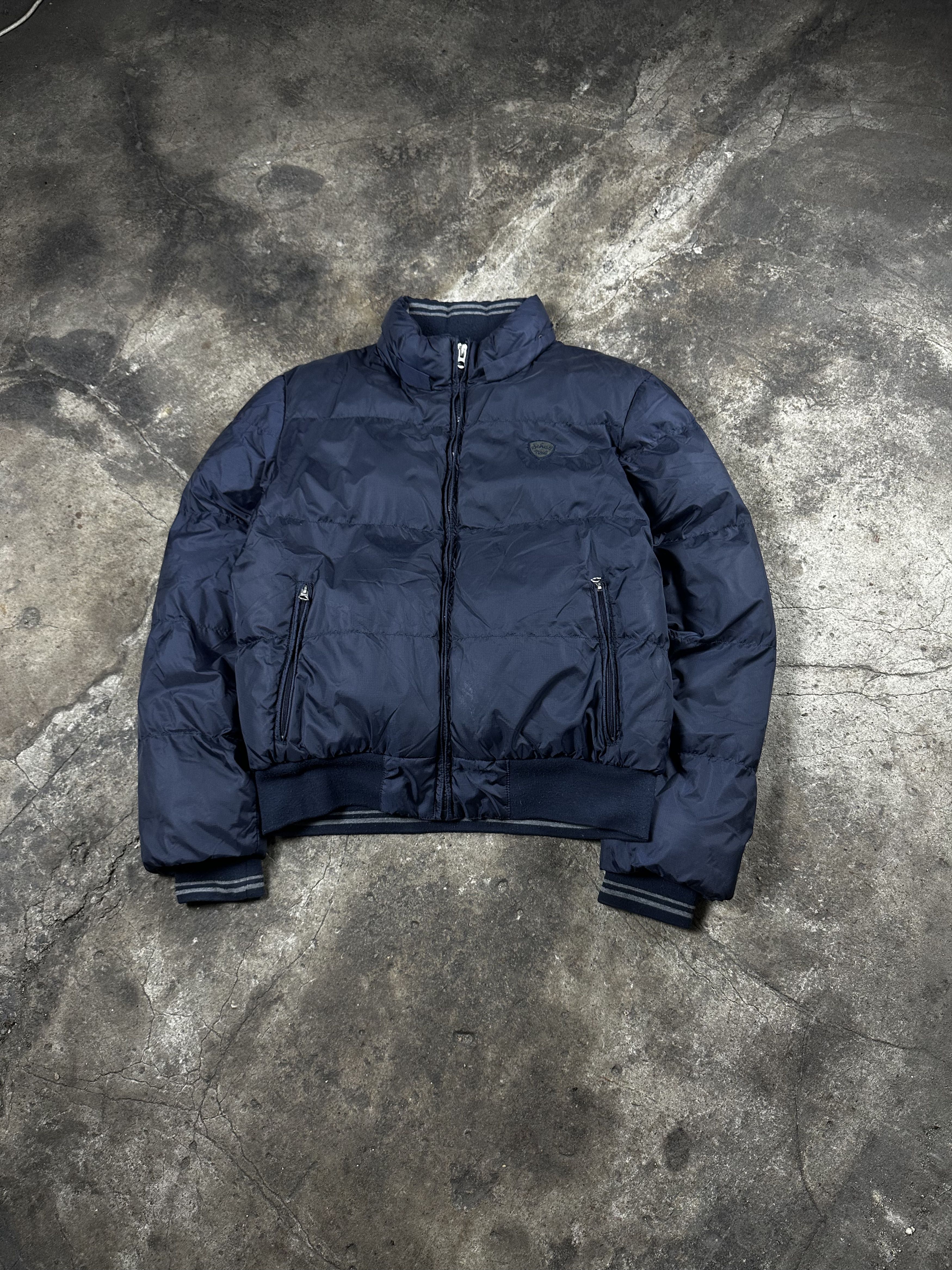 Schott 90s Vintage Schott Puffer Boxy Jacket Navy Size US M / EU 48-50 / 2 - 1 Thumbnail