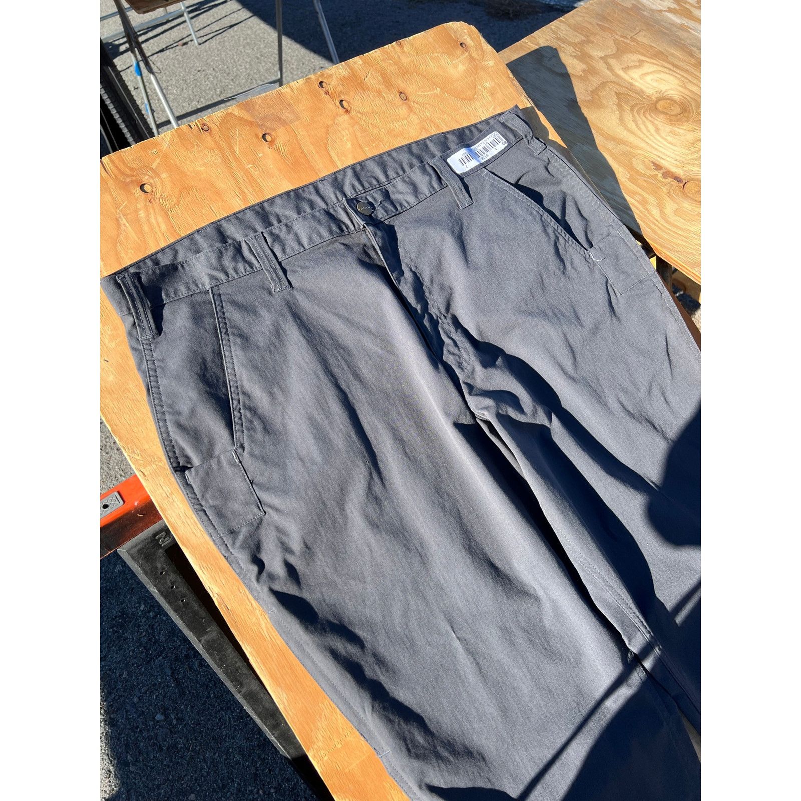 Carhartt Carhartt Relaxed Fit Gray Canvas Work Pants Mens 40x32 Size US 40 / EU 56 - 9 Thumbnail