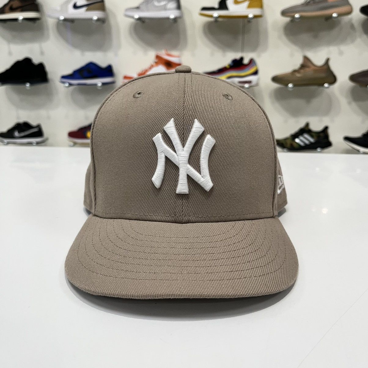 New Era New Era NY Cap Beige Size ONE SIZE - 1 Thumbnail